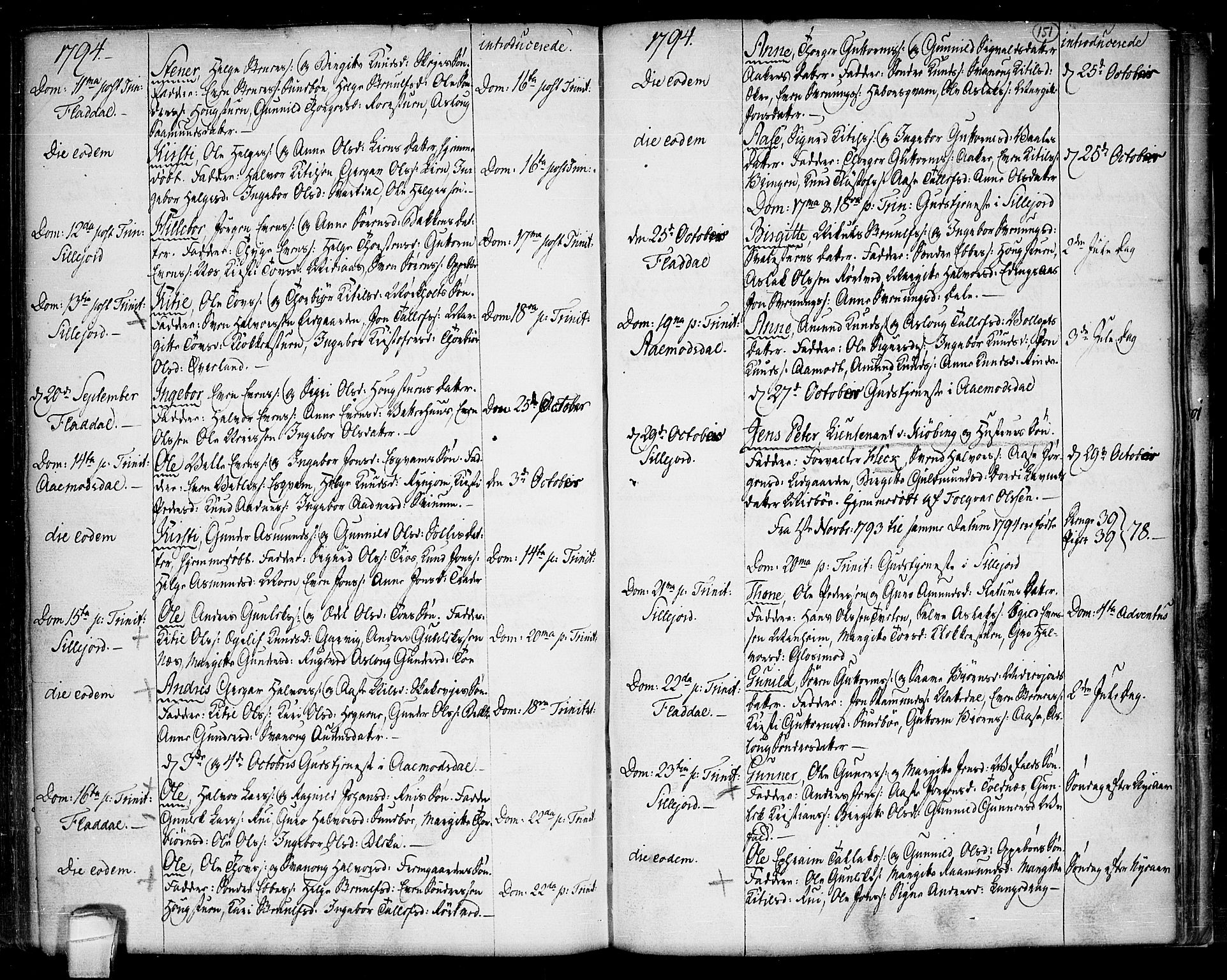 Seljord kirkebøker, SAKO/A-20/F/Fa/L0007: Parish register (official) no. I 7, 1755-1800, p. 151