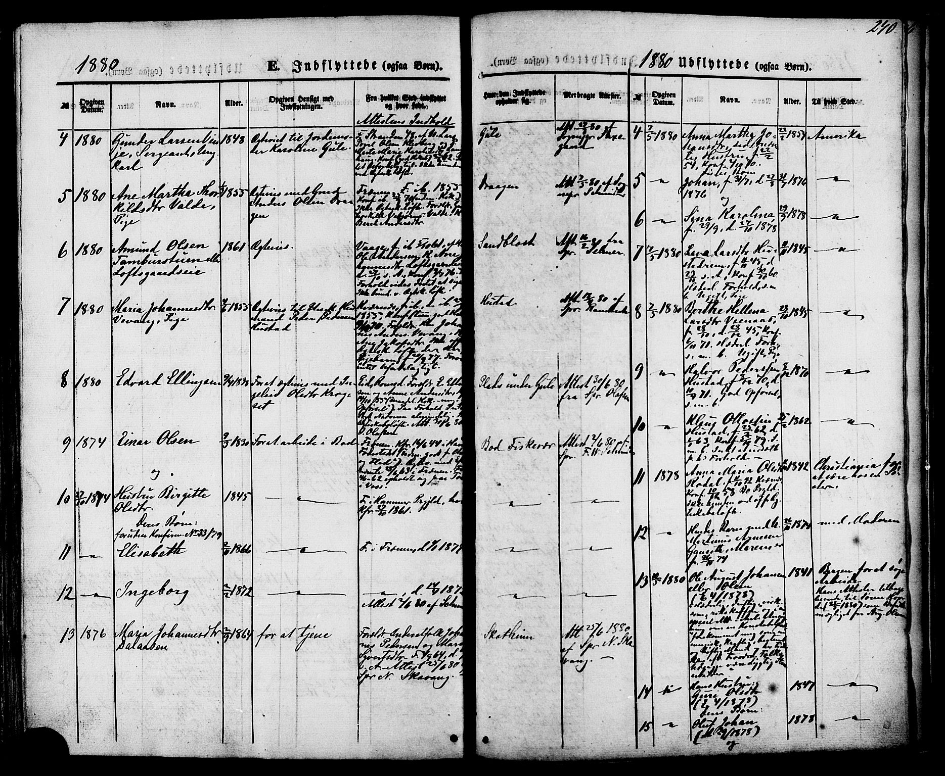 Ministerialprotokoller, klokkerbøker og fødselsregistre - Møre og Romsdal, SAT/A-1454/566/L0768: Parish register (official) no. 566A07, 1869-1881, p. 240