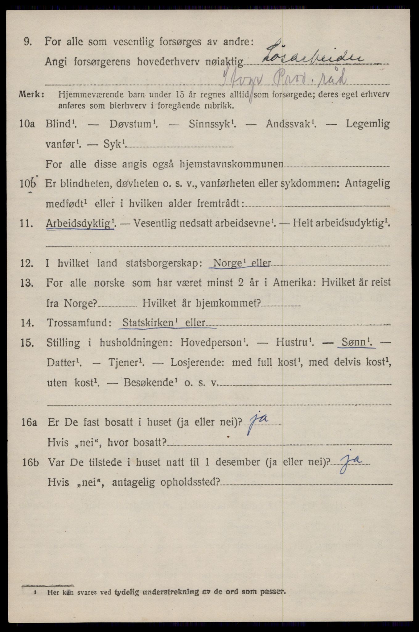 SAST, 1920 census for Hetland, 1920, p. 5220