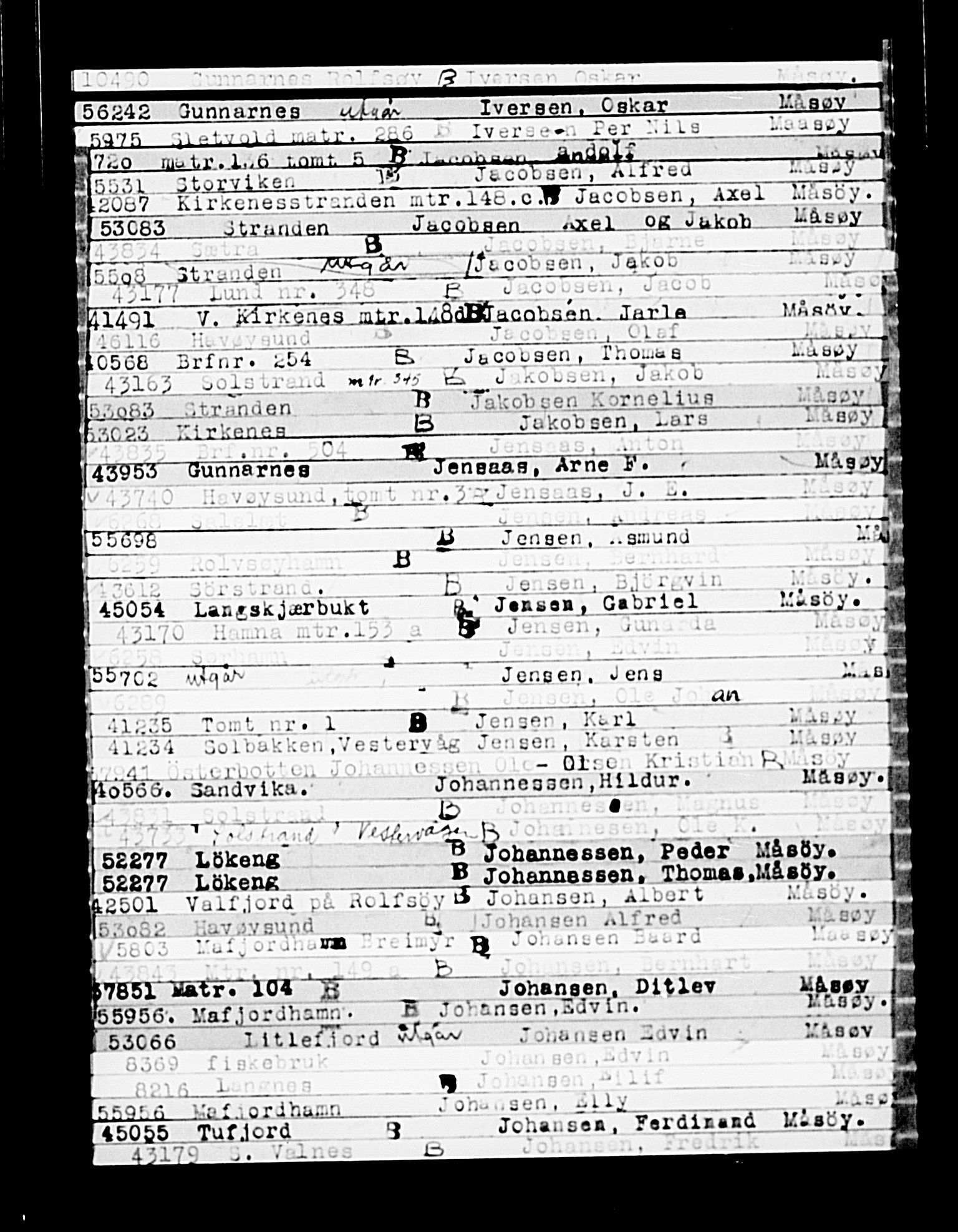 Krigsskadetrygdene for bygninger og løsøre, AV/RA-S-1548/V/L0014: --, 1940-1945, p. 1046