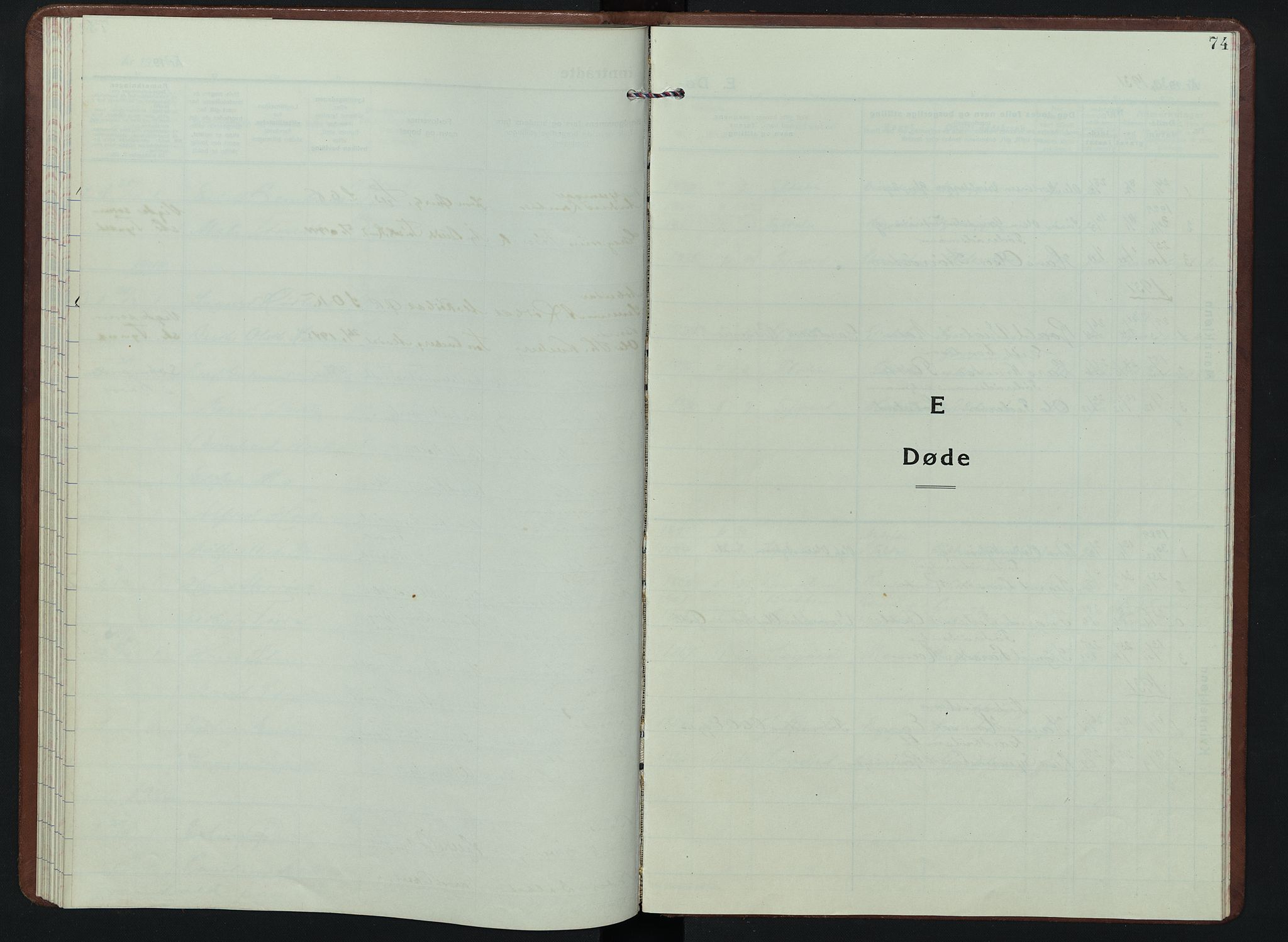 Tynset prestekontor, AV/SAH-PREST-058/H/Ha/Hab/L0013: Parish register (copy) no. 13, 1930-1946, p. 74