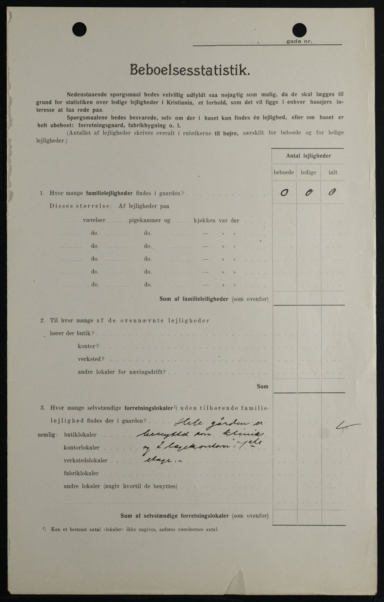 OBA, Municipal Census 1908 for Kristiania, 1908, p. 48461