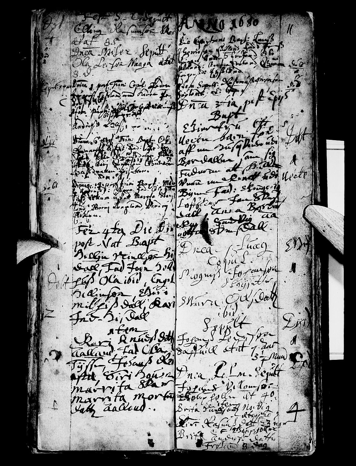 Os sokneprestembete, SAB/A-99929: Parish register (official) no. A 4, 1669-1760, p. 12
