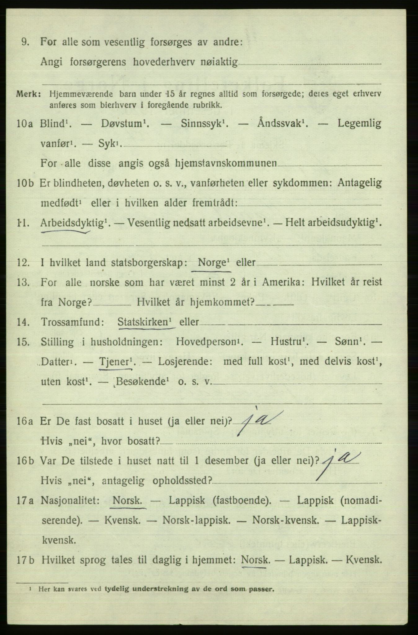 SATØ, 1920 census for Kjelvik, 1920, p. 5332