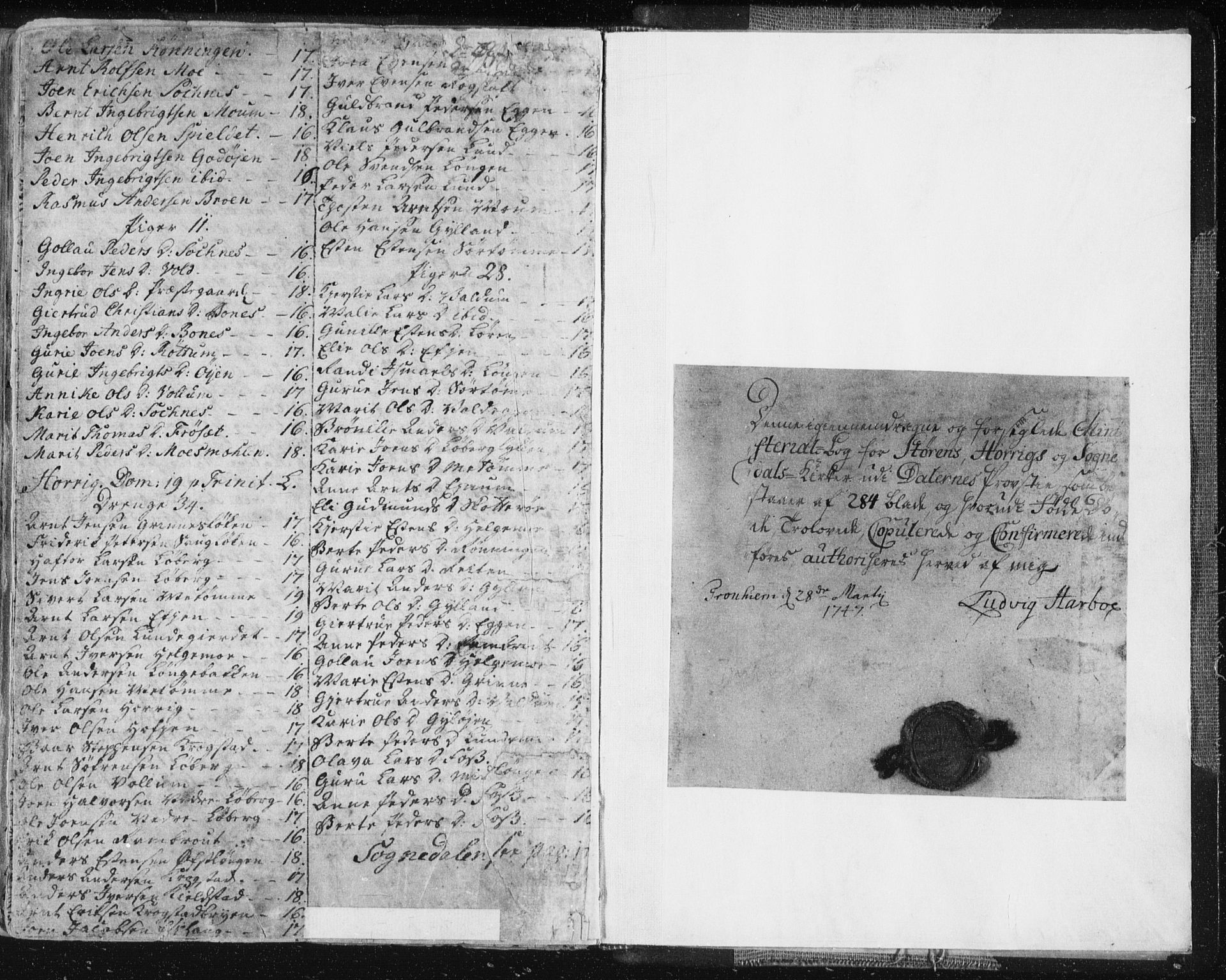 Ministerialprotokoller, klokkerbøker og fødselsregistre - Sør-Trøndelag, SAT/A-1456/687/L0991: Parish register (official) no. 687A02, 1747-1790
