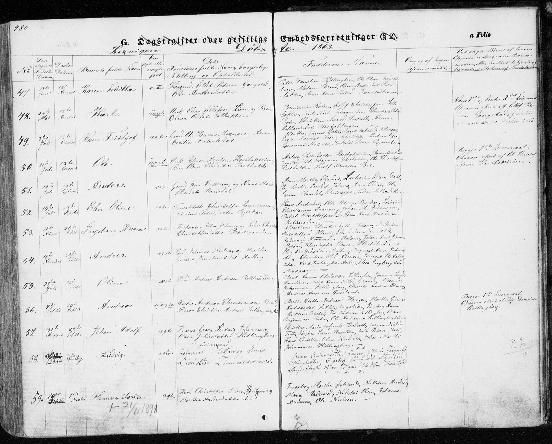 Ministerialprotokoller, klokkerbøker og fødselsregistre - Nord-Trøndelag, AV/SAT-A-1458/701/L0008: Parish register (official) no. 701A08 /1, 1854-1863, p. 480