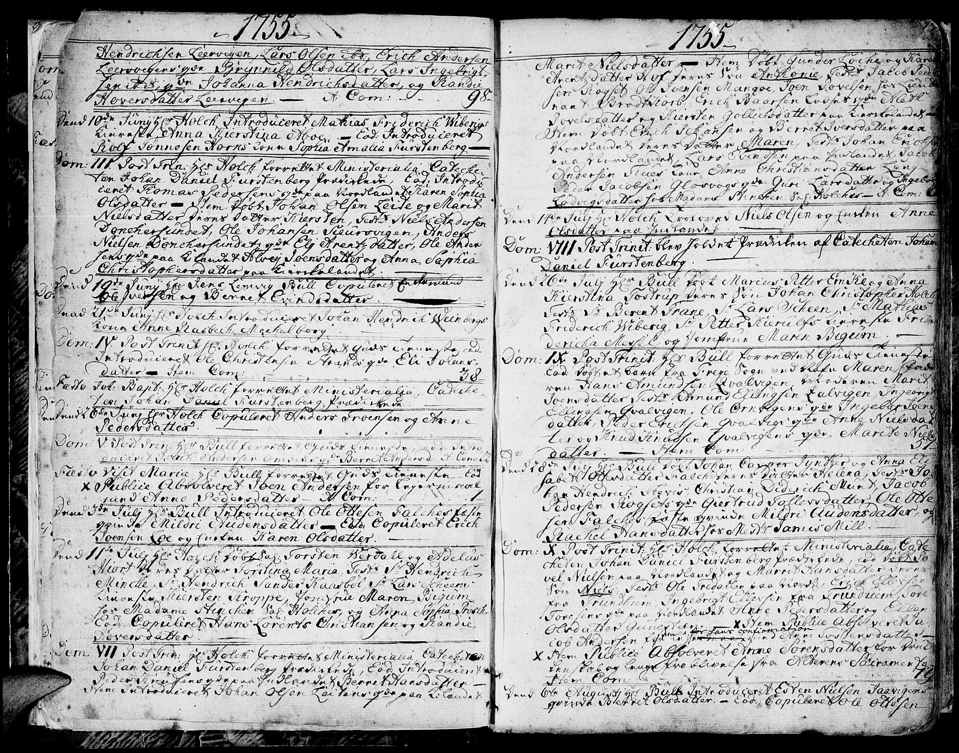Ministerialprotokoller, klokkerbøker og fødselsregistre - Møre og Romsdal, AV/SAT-A-1454/572/L0840: Parish register (official) no. 572A03, 1754-1784, p. 18-19