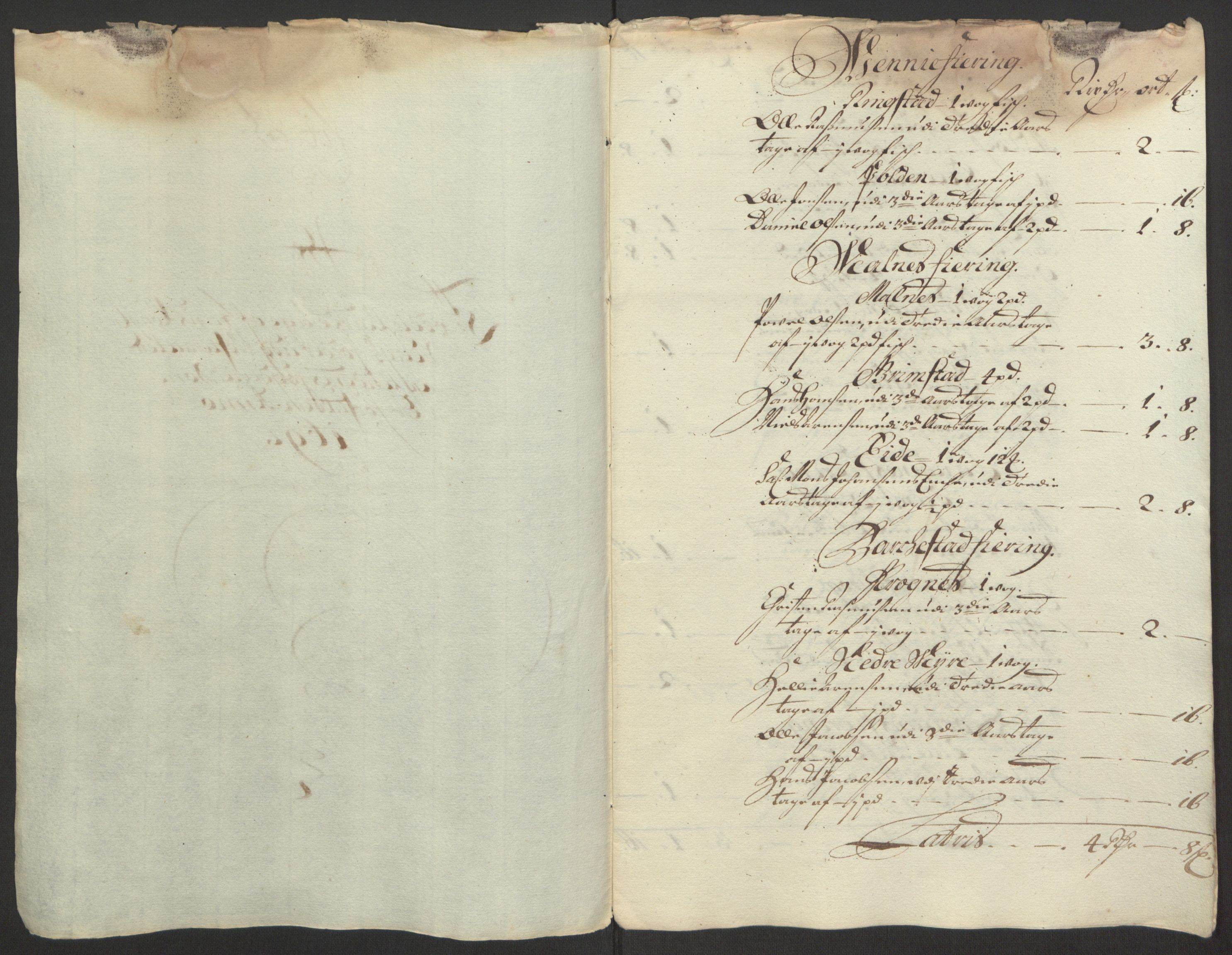 Rentekammeret inntil 1814, Reviderte regnskaper, Fogderegnskap, RA/EA-4092/R67/L4676: Fogderegnskap Vesterålen, Andenes og Lofoten, 1691-1693, p. 172