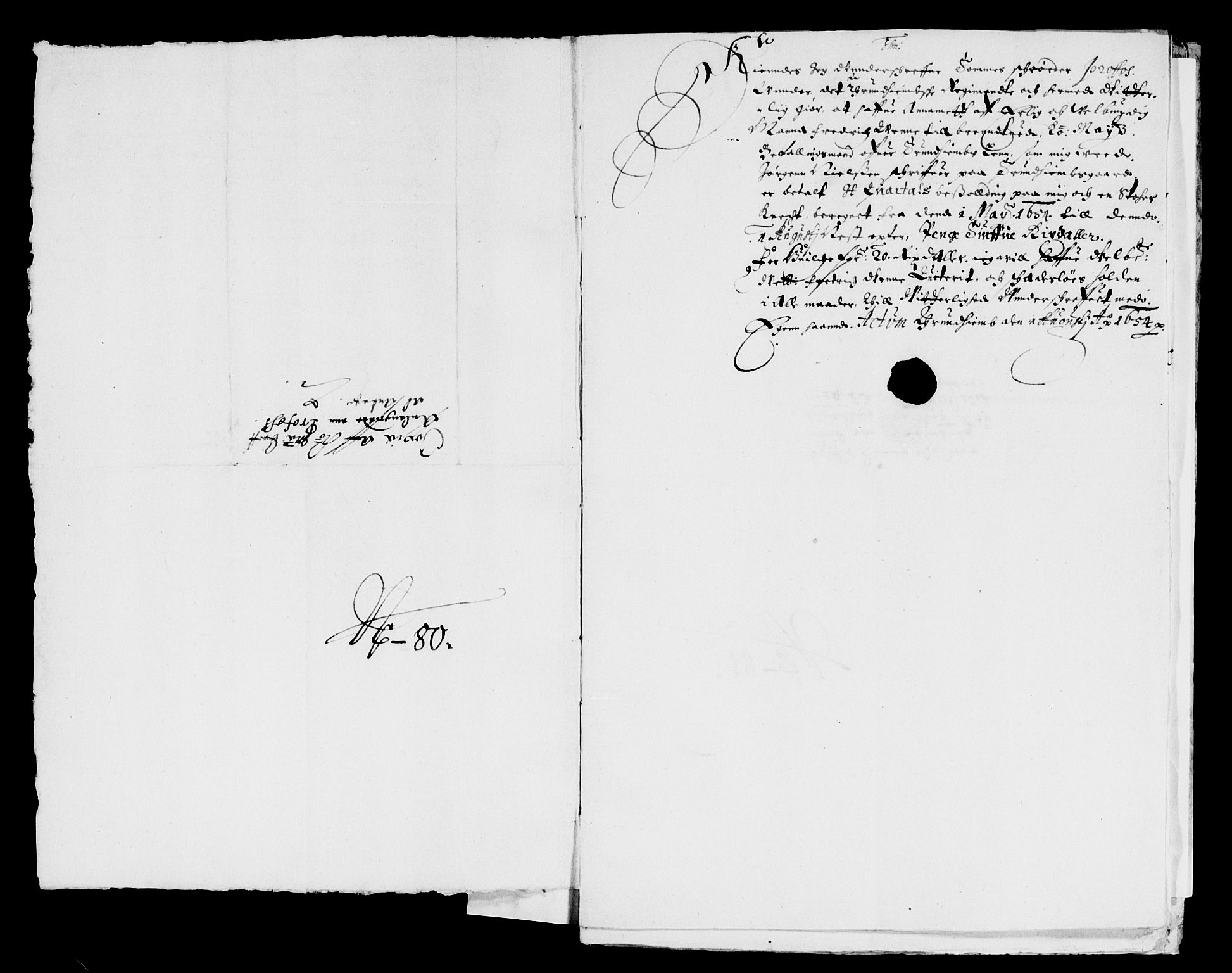 Rentekammeret inntil 1814, Reviderte regnskaper, Lensregnskaper, AV/RA-EA-5023/R/Rb/Rbw/L0119: Trondheim len, 1654-1656