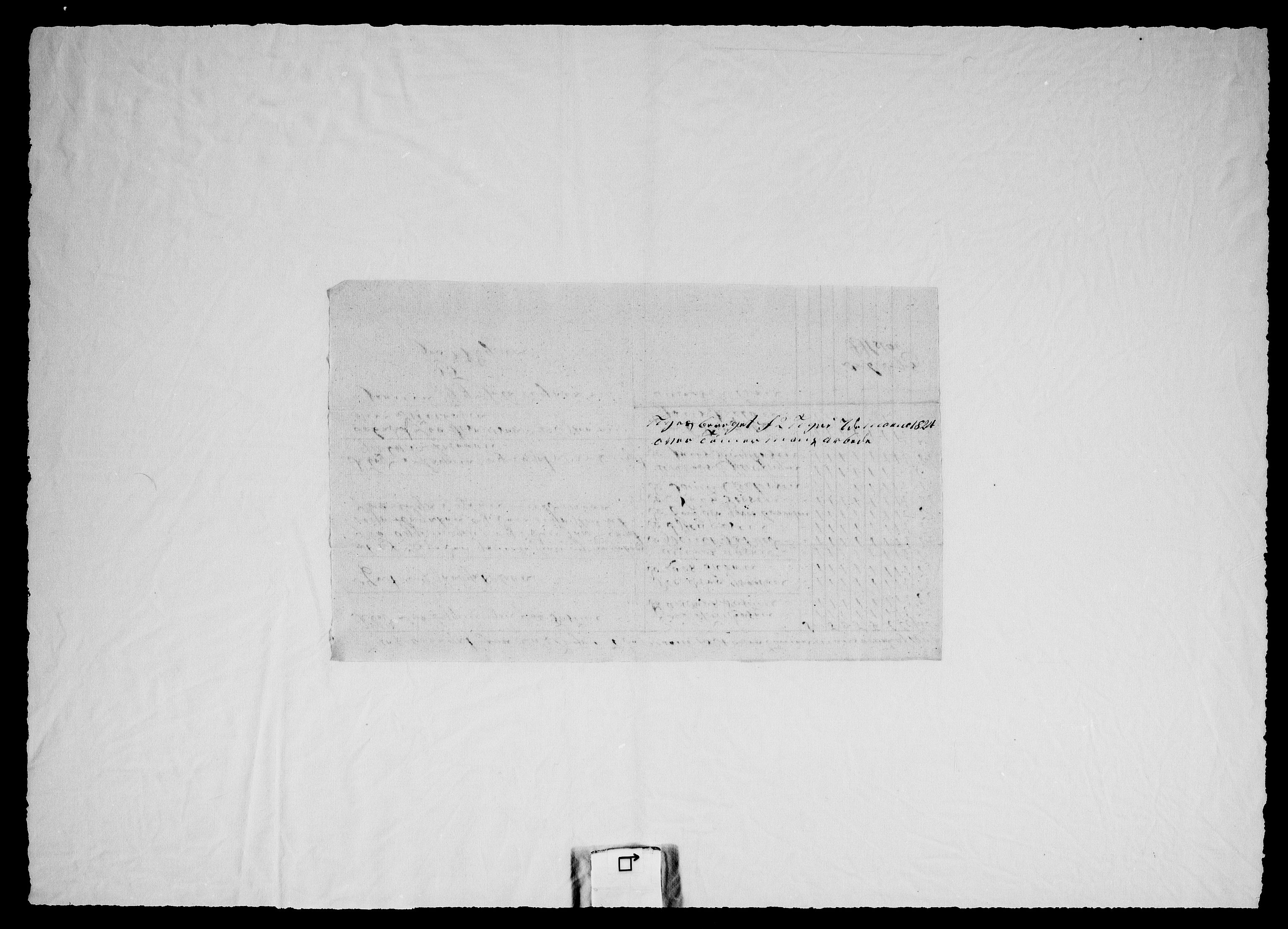 Modums Blaafarveværk, AV/RA-PA-0157/G/Ge/L0357/0001: -- / Ukeberigt for tømmermennene, 1824-1827, p. 4