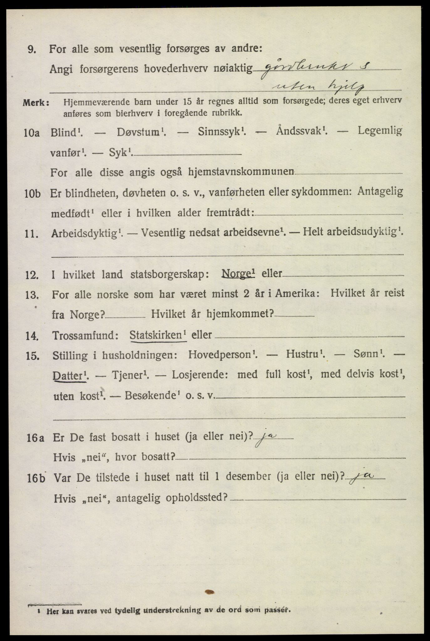 SAH, 1920 census for Sør-Odal, 1920, p. 11042