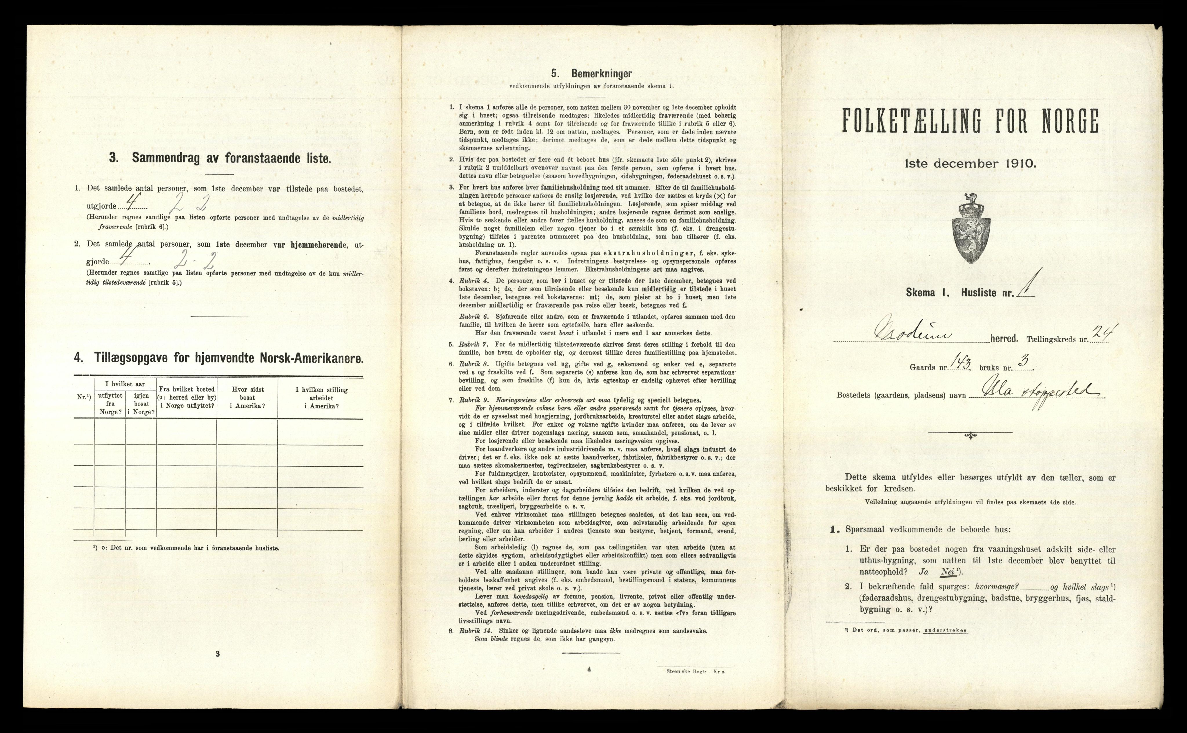 RA, 1910 census for Modum, 1910, p. 3578