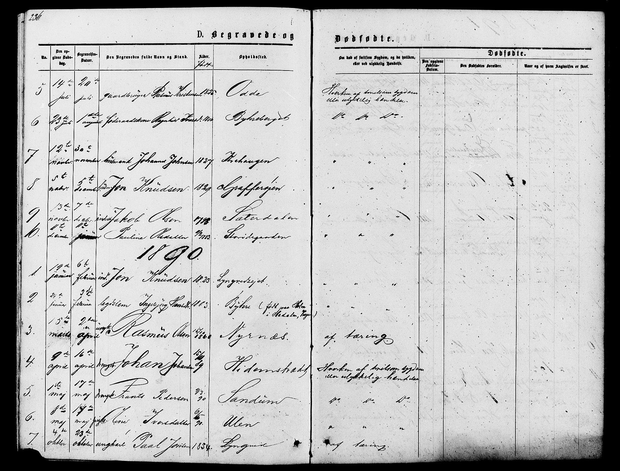 Lom prestekontor, SAH/PREST-070/L/L0005: Parish register (copy) no. 5, 1876-1901, p. 236-237