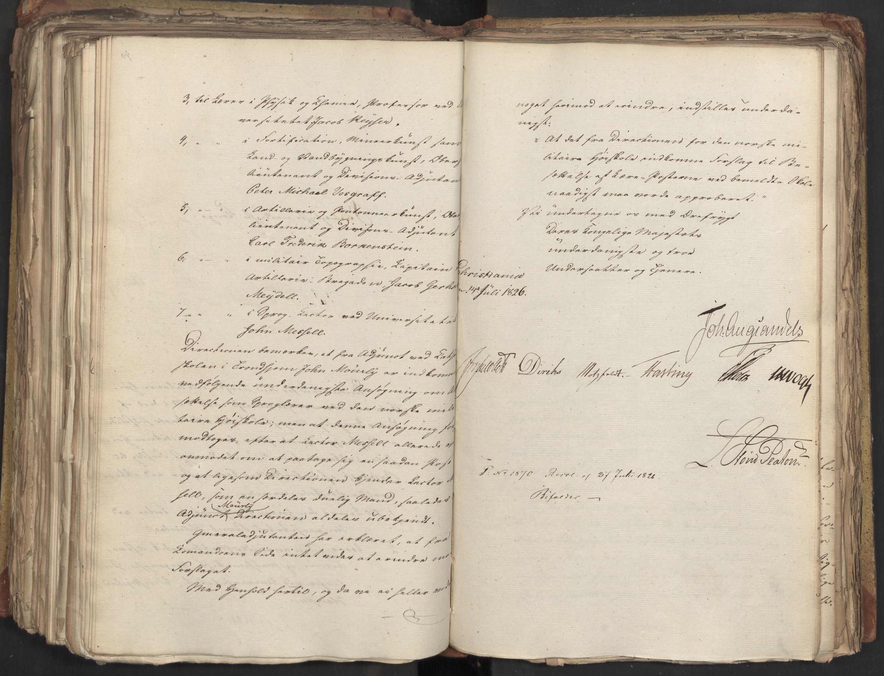 Statsrådsavdelingen i Stockholm, AV/RA-S-1003/D/Da/L0047: Regjeringsinnstillinger nr. 3501-3659, 1826, p. 342