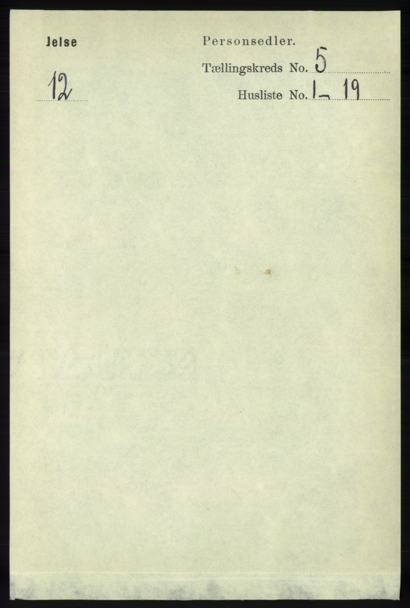 RA, 1891 census for 1138 Jelsa, 1891, p. 1062