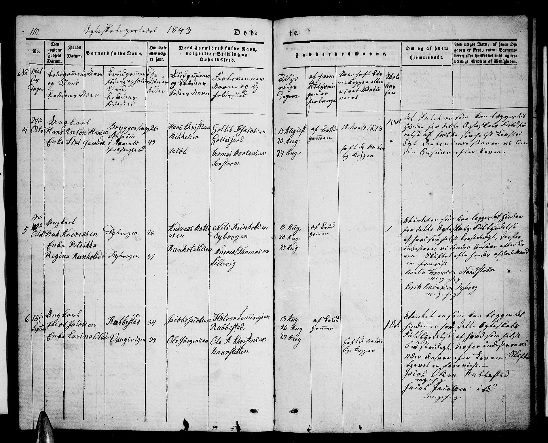 Tranøy sokneprestkontor, AV/SATØ-S-1313/I/Ia/Iab/L0001klokker: Parish register (copy) no. 1, 1835-1853, p. 110