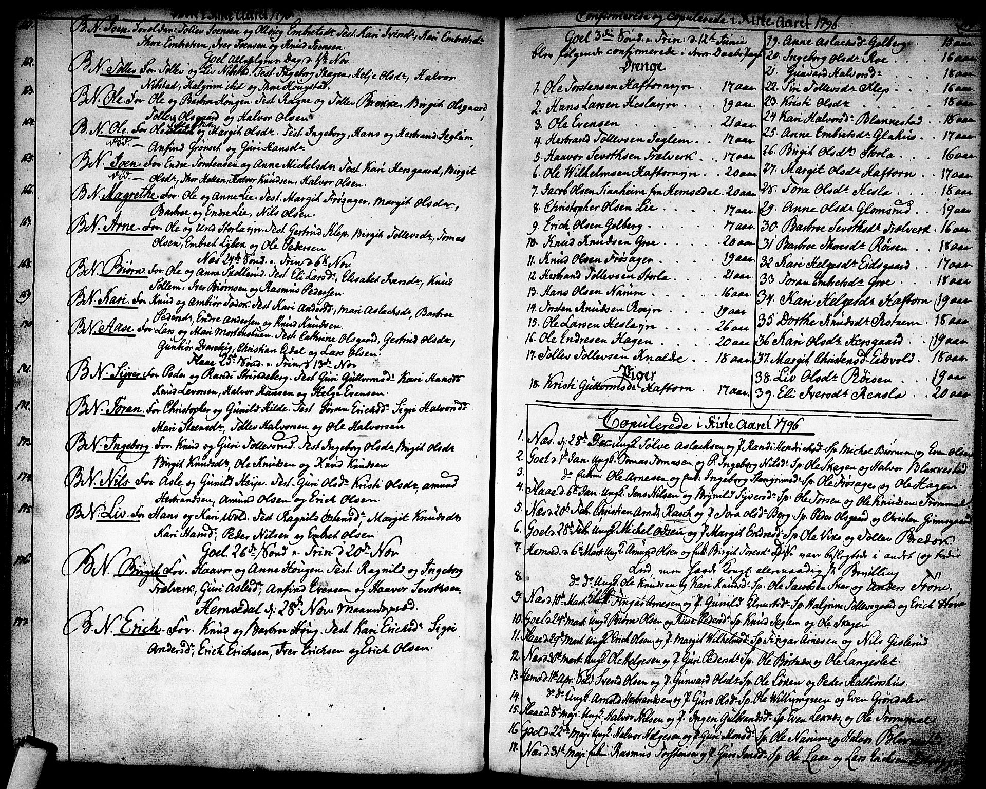 Nes kirkebøker, SAKO/A-236/F/Fa/L0005: Parish register (official) no. 5, 1787-1807, p. 148-149