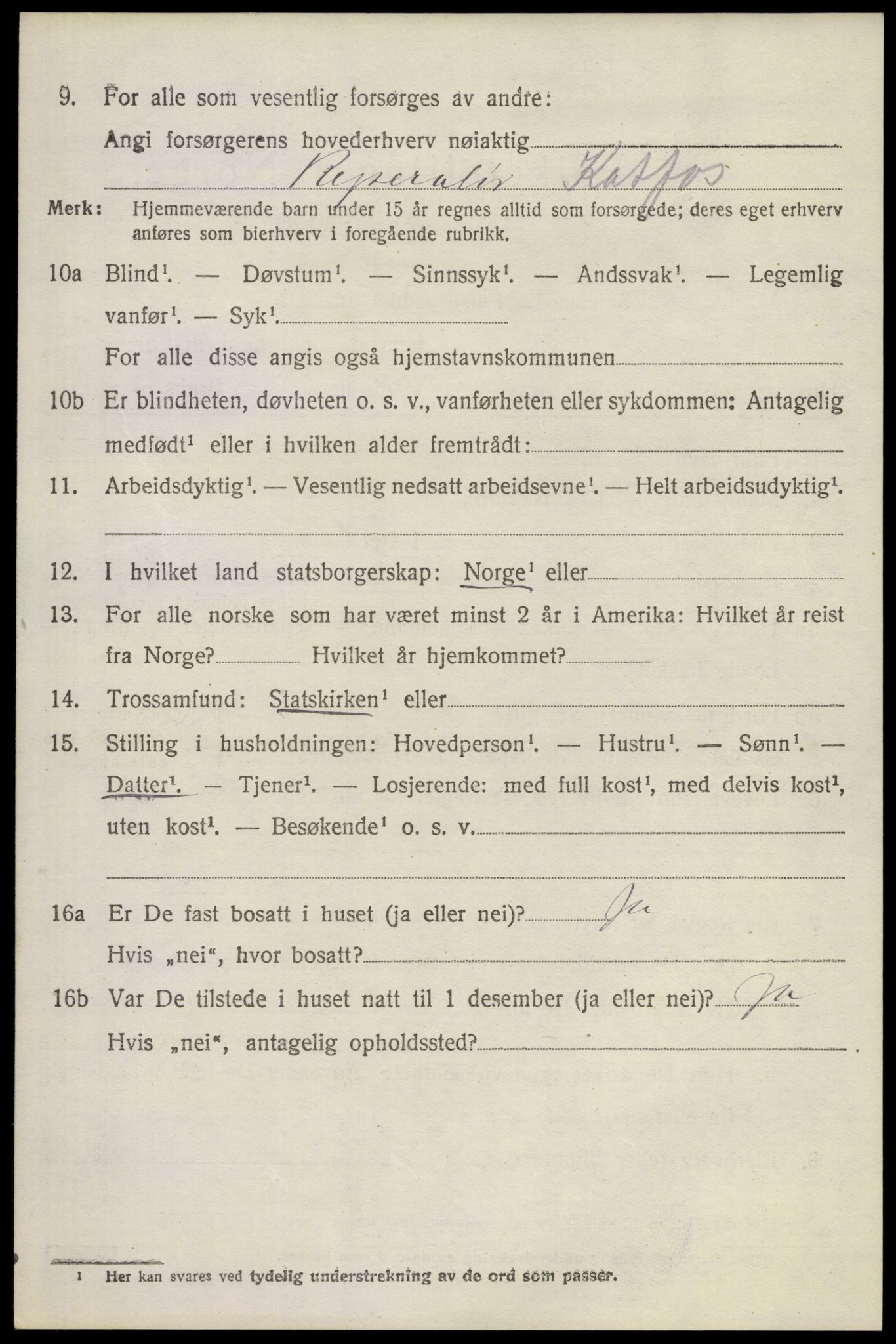 SAKO, 1920 census for Modum, 1920, p. 13294