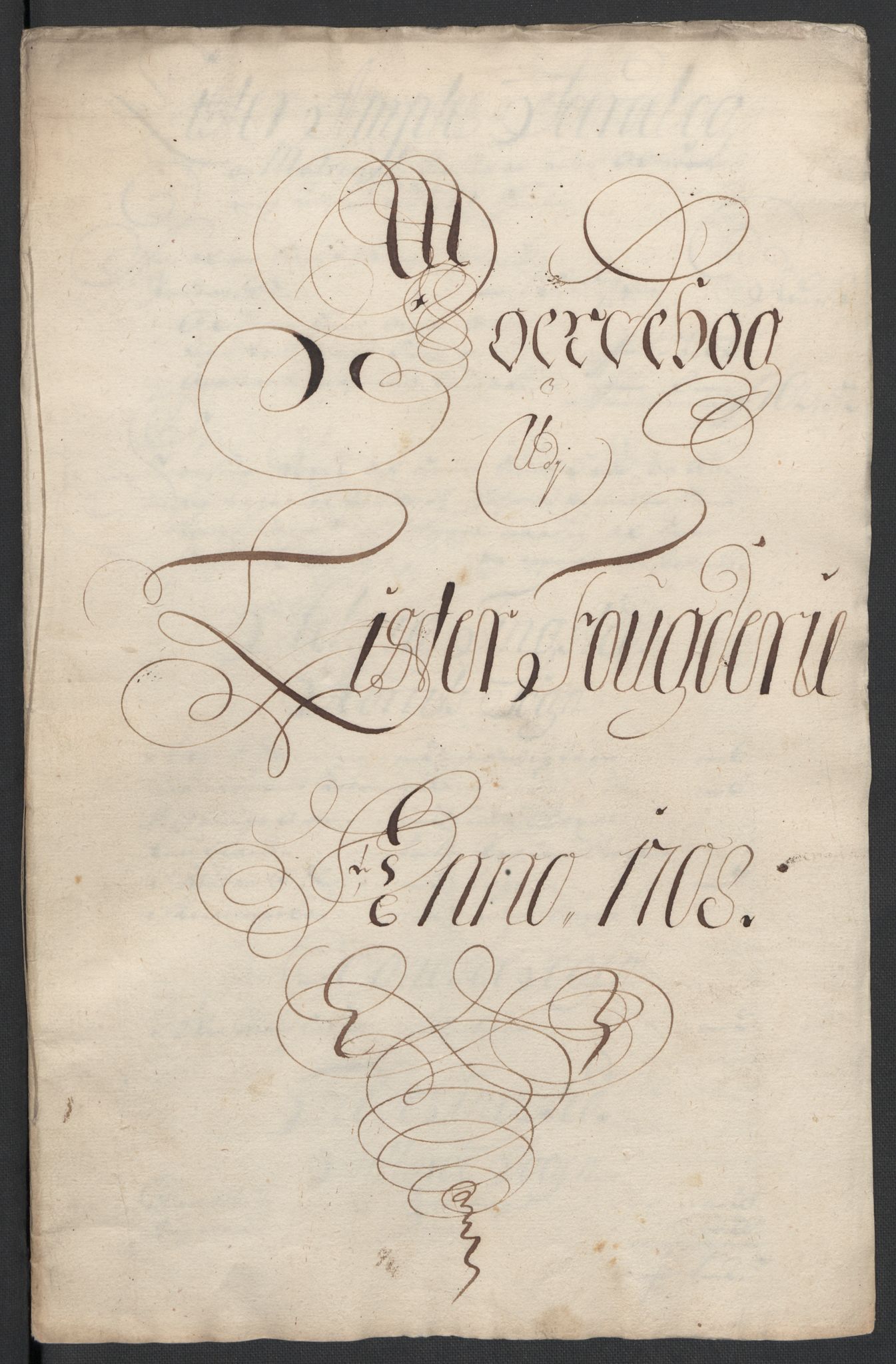 Rentekammeret inntil 1814, Reviderte regnskaper, Fogderegnskap, AV/RA-EA-4092/R43/L2552: Fogderegnskap Lista og Mandal, 1705-1709, p. 24