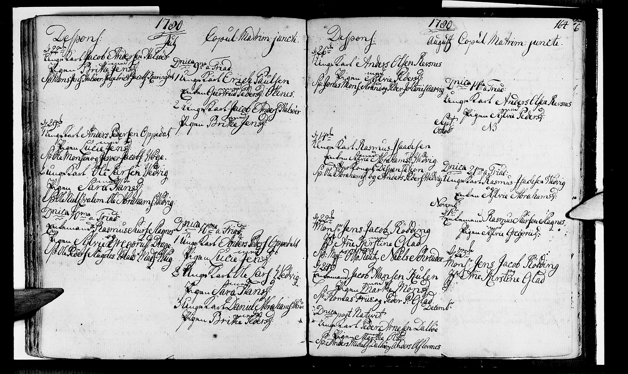 Selje sokneprestembete, AV/SAB-A-99938/H/Ha/Haa/Haaa: Parish register (official) no. A 5, 1760-1782, p. 164