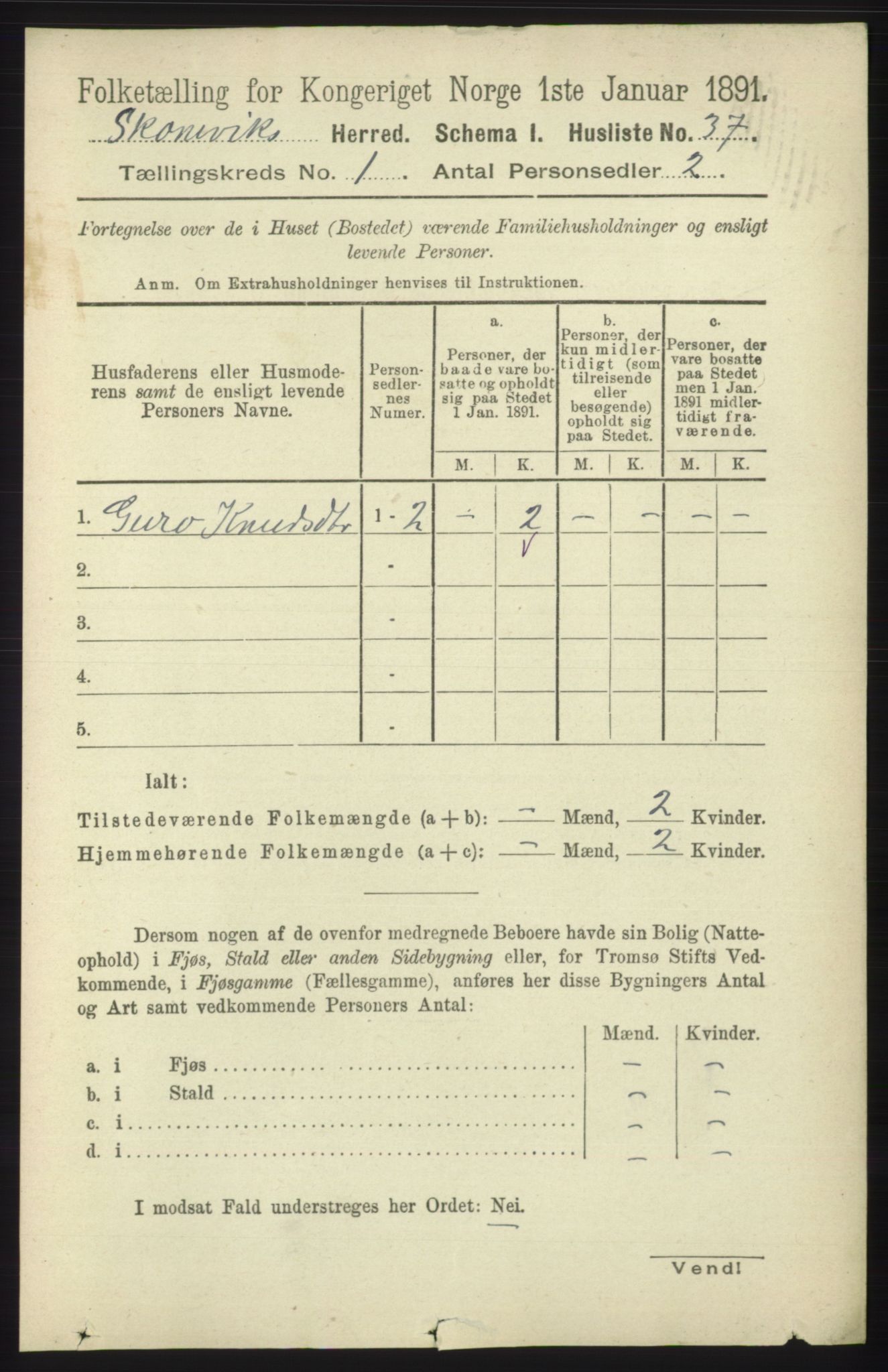 RA, 1891 census for 1212 Skånevik, 1891, p. 68