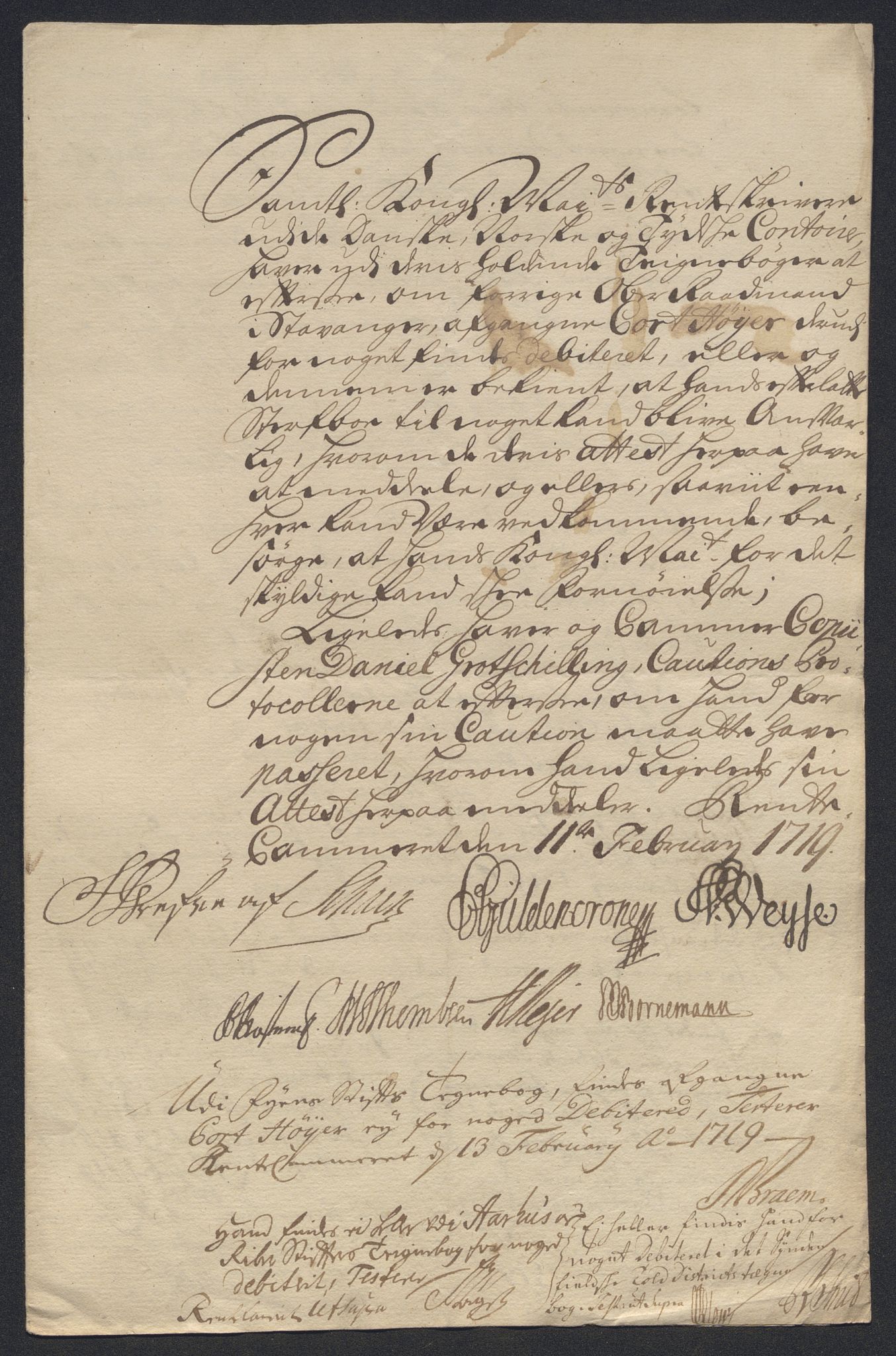 Rentekammeret inntil 1814, Reviderte regnskaper, Byregnskaper, AV/RA-EA-4066/R/Ro/L0302: [O4] Kontribusjonsregnskap, 1687-1711, p. 278