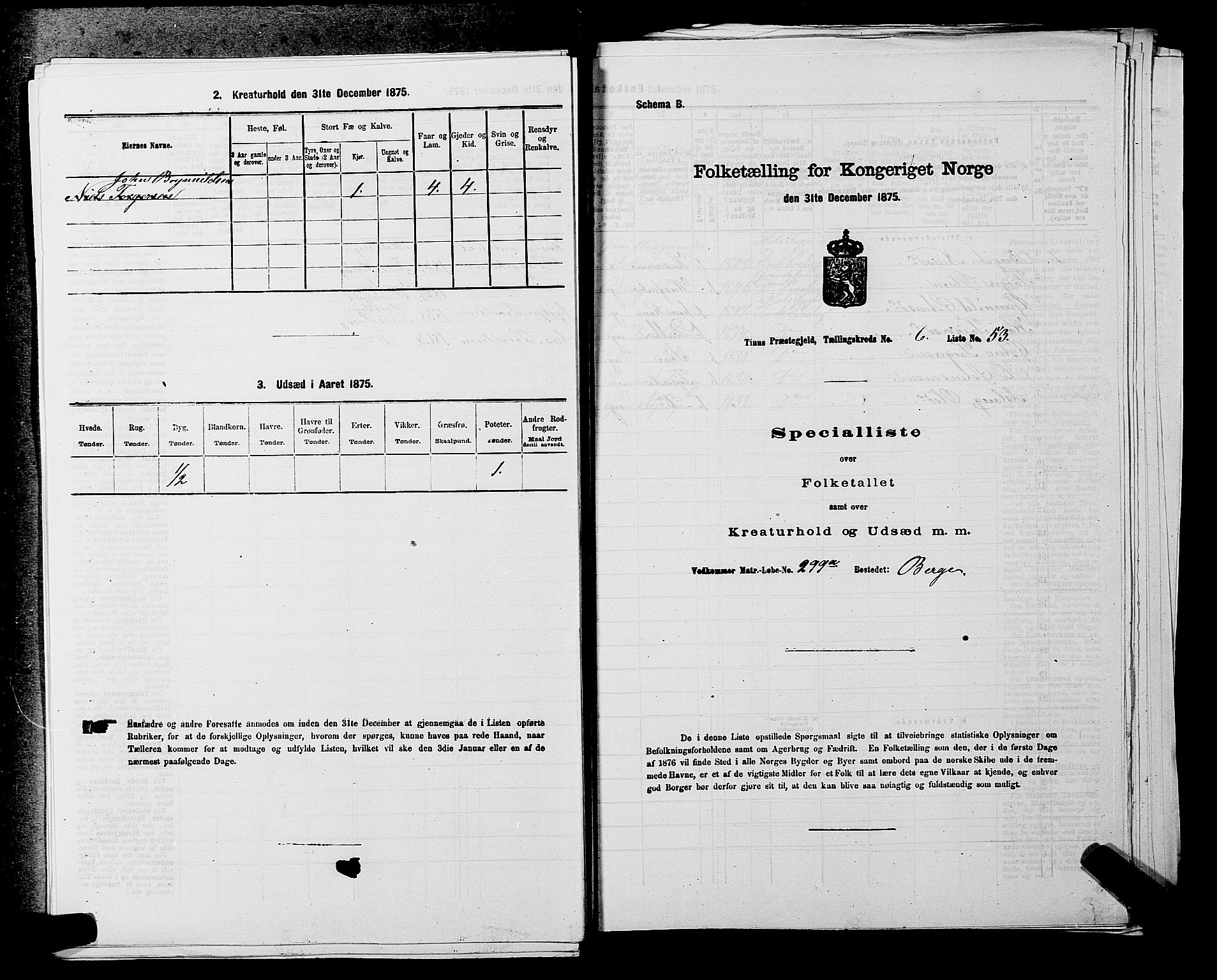 SAKO, 1875 census for 0826P Tinn, 1875, p. 857