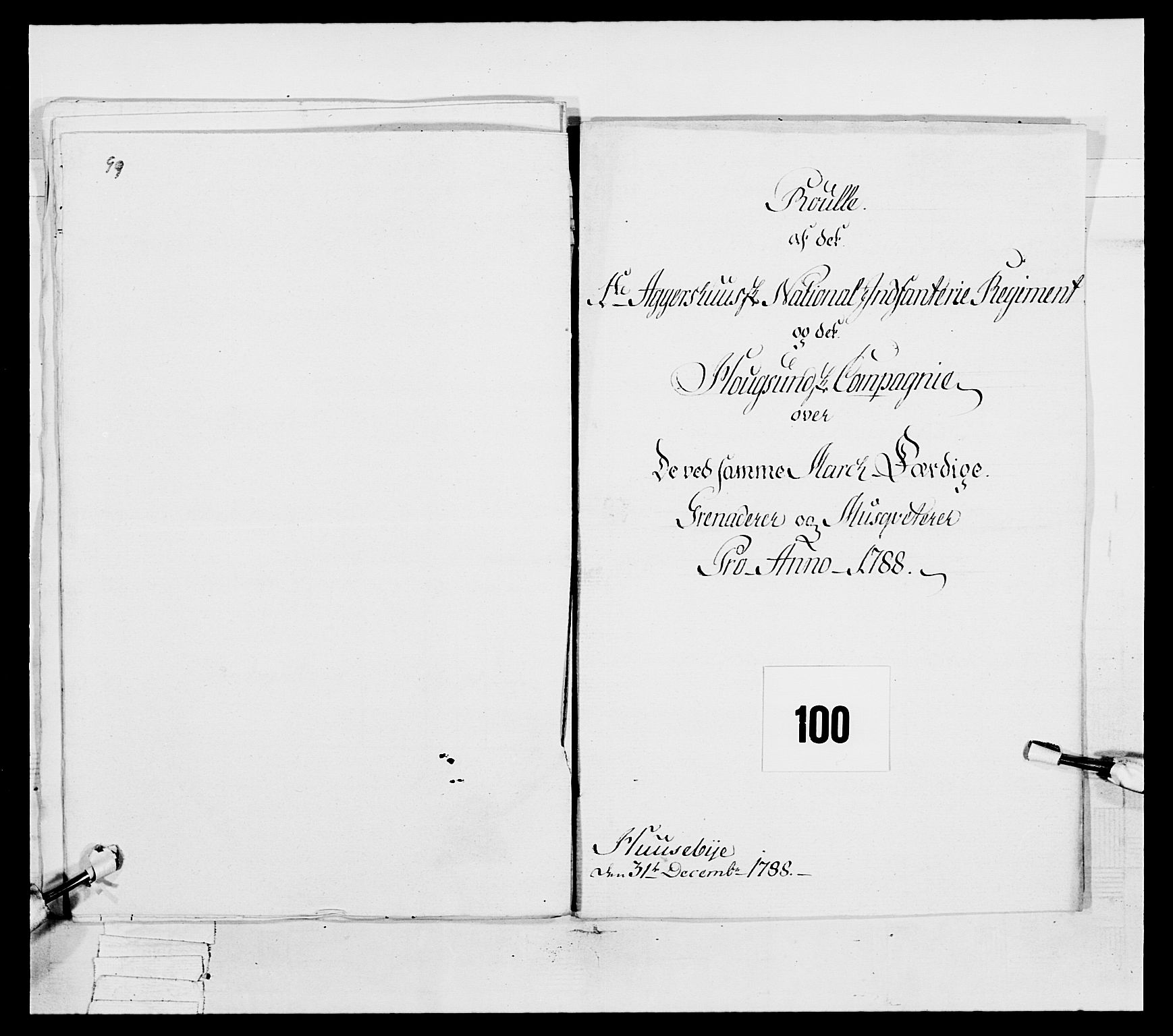 Generalitets- og kommissariatskollegiet, Det kongelige norske kommissariatskollegium, AV/RA-EA-5420/E/Eh/L0038: 1. Akershusiske nasjonale infanteriregiment, 1776-1788, p. 410