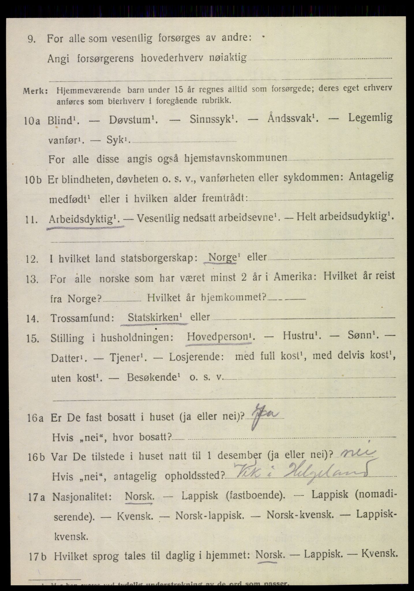 SAT, 1920 census for Brønnøy, 1920, p. 8753