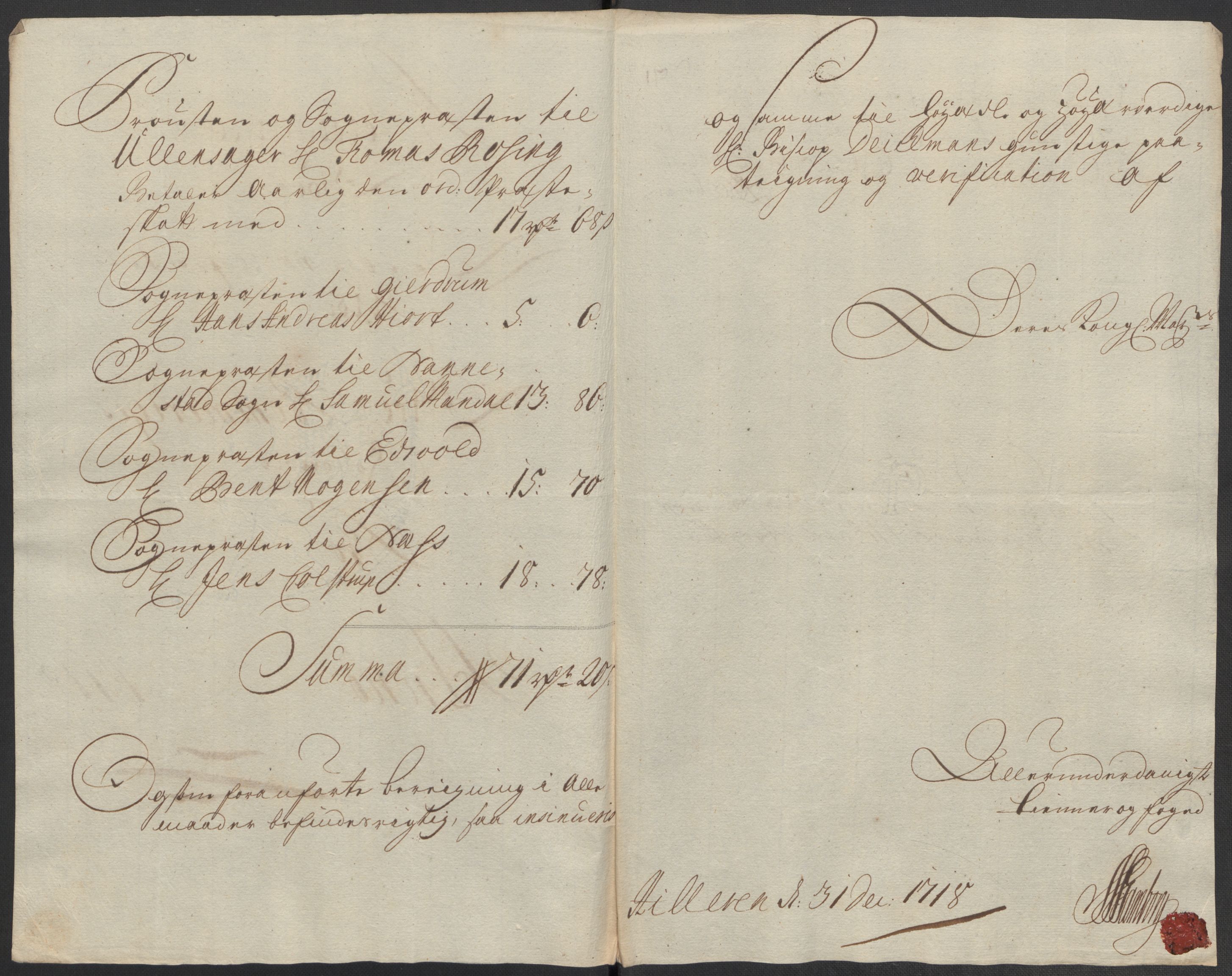 Rentekammeret inntil 1814, Reviderte regnskaper, Fogderegnskap, AV/RA-EA-4092/R12/L0727: Fogderegnskap Øvre Romerike, 1718, p. 140