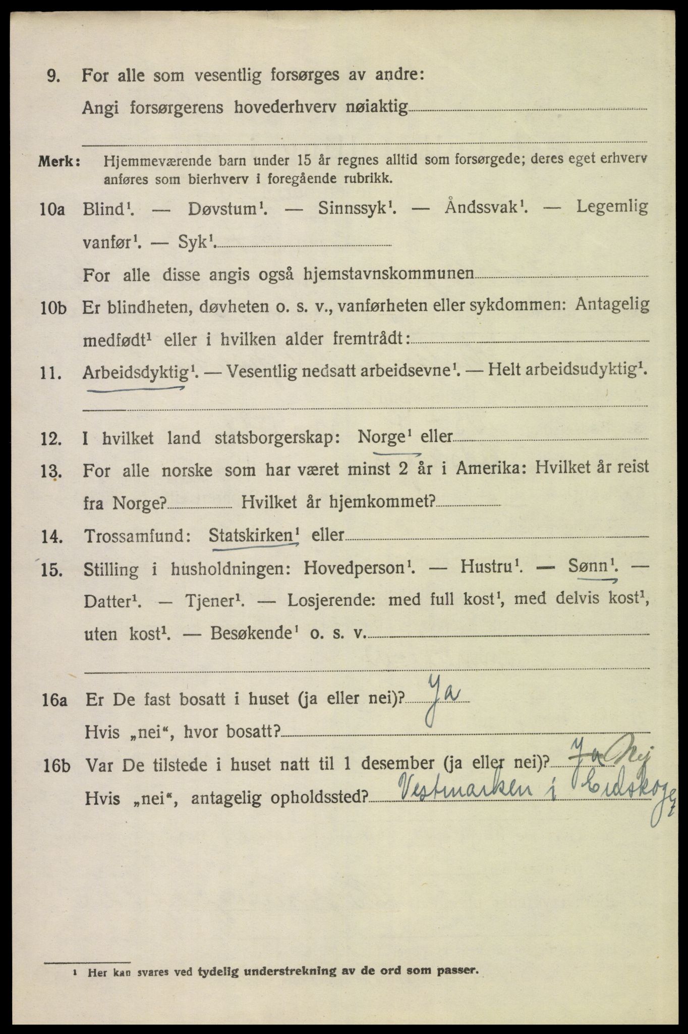 SAH, 1920 census for Eidskog, 1920, p. 6722