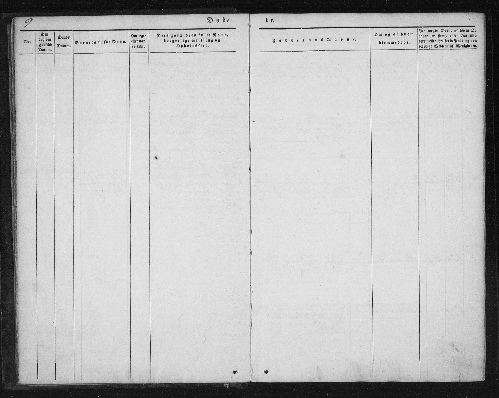 Ministerialprotokoller, klokkerbøker og fødselsregistre - Nordland, AV/SAT-A-1459/859/L0843: Parish register (official) no. 859A03, 1840-1848, p. 9