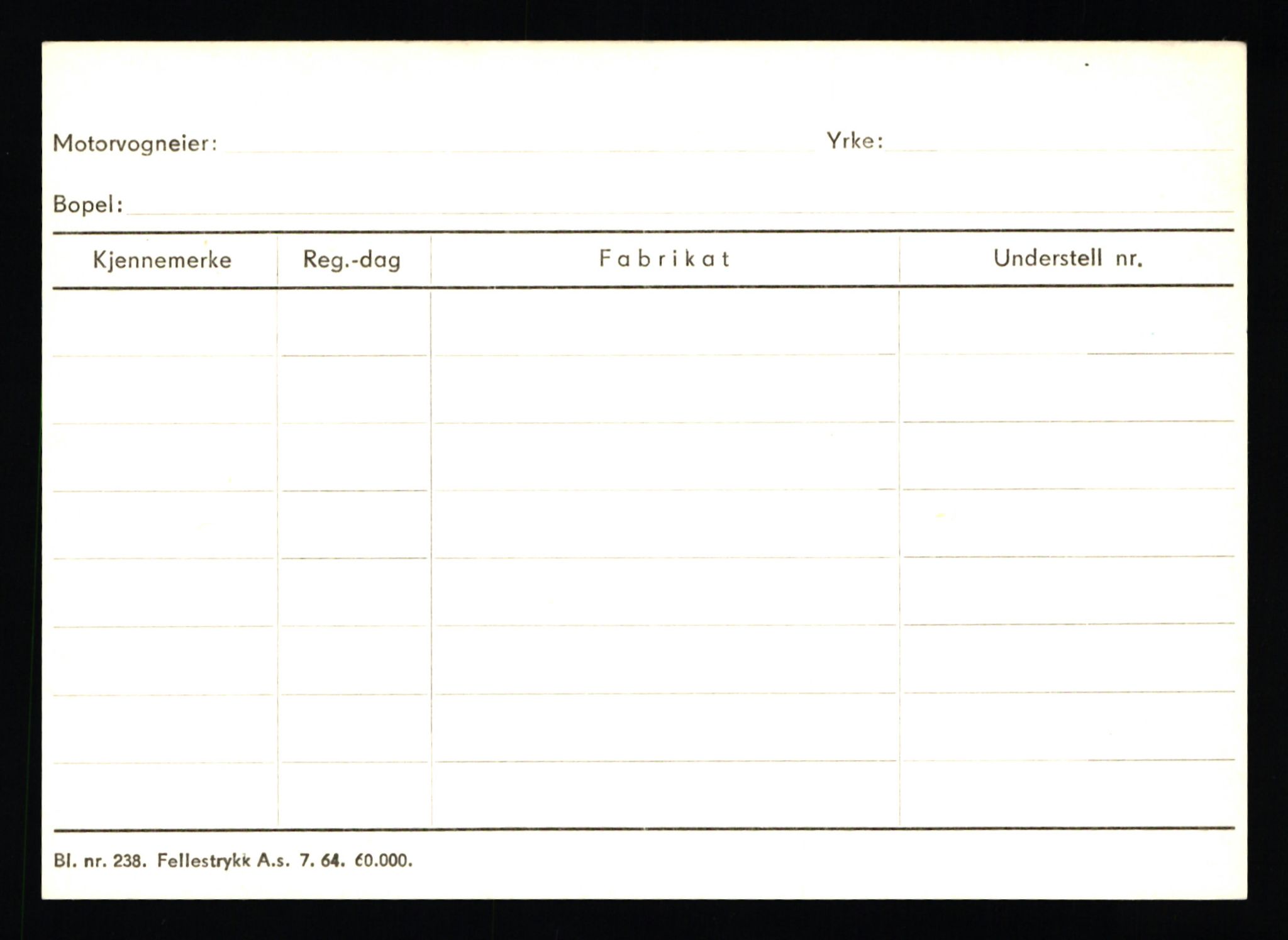 Stavanger trafikkstasjon, AV/SAST-A-101942/0/H/L0040: Torstensen - Ueland, 1930-1971, p. 6