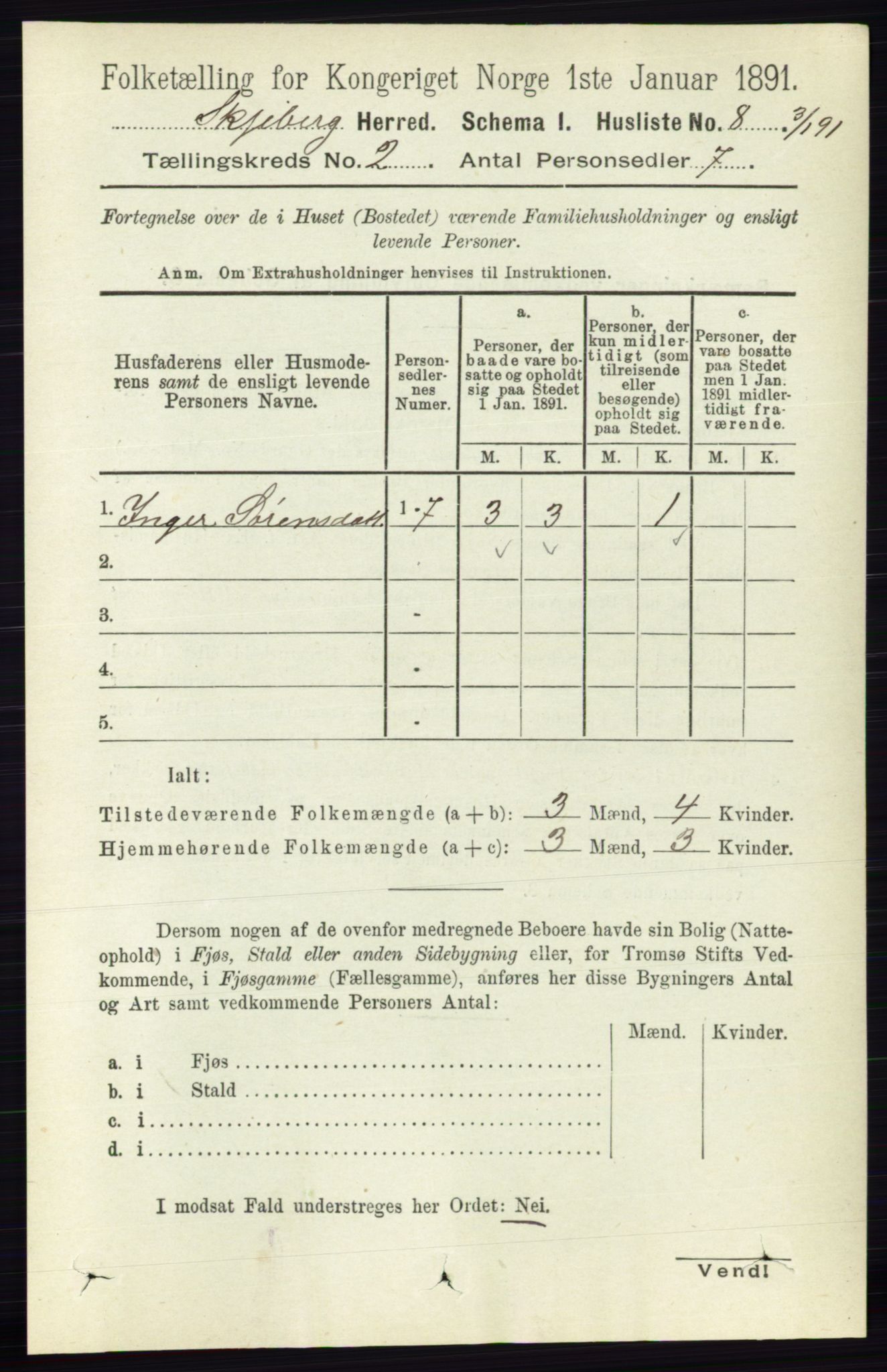 RA, 1891 census for 0115 Skjeberg, 1891, p. 817