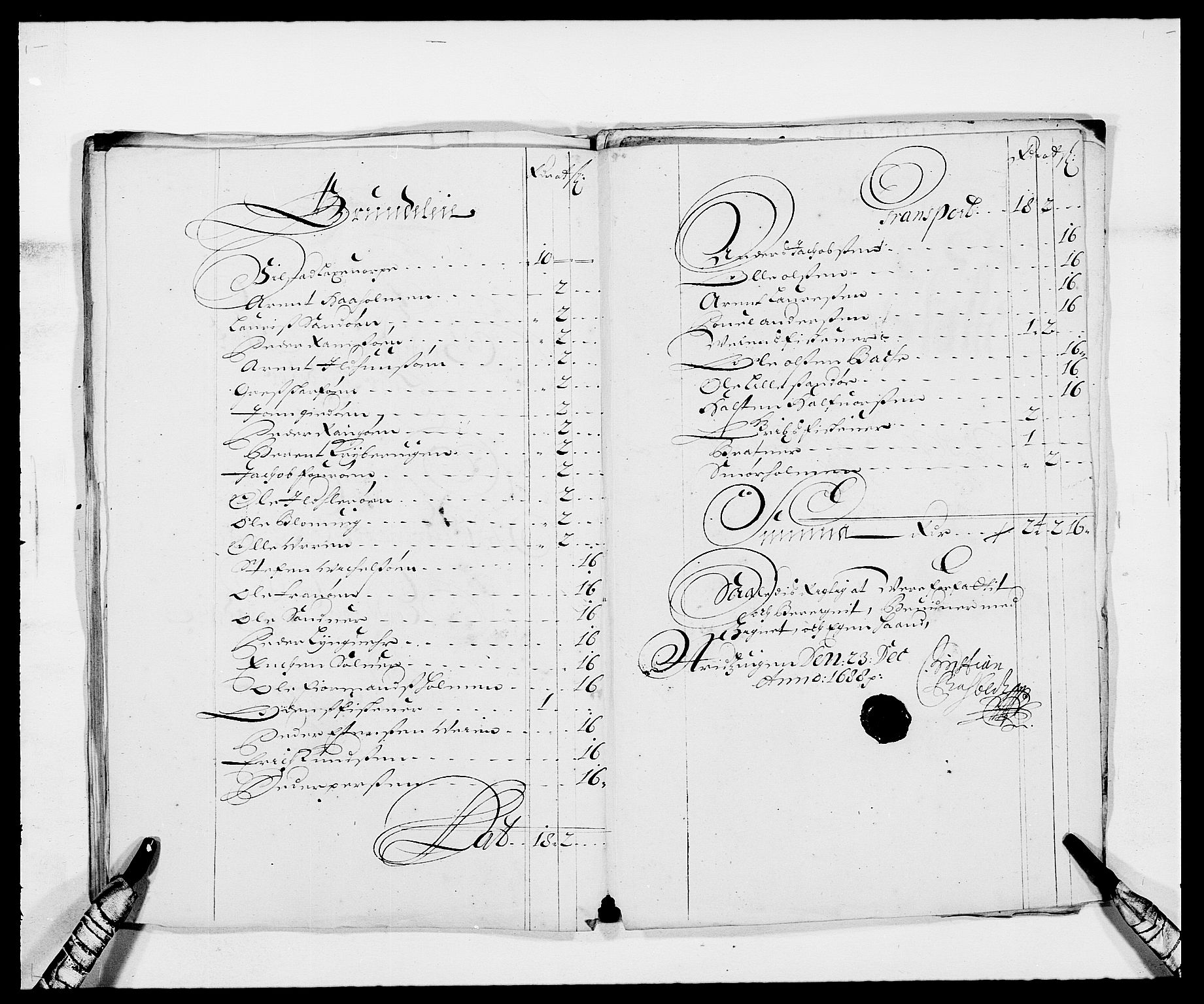 Rentekammeret inntil 1814, Reviderte regnskaper, Fogderegnskap, AV/RA-EA-4092/R56/L3733: Fogderegnskap Nordmøre, 1687-1689, p. 296