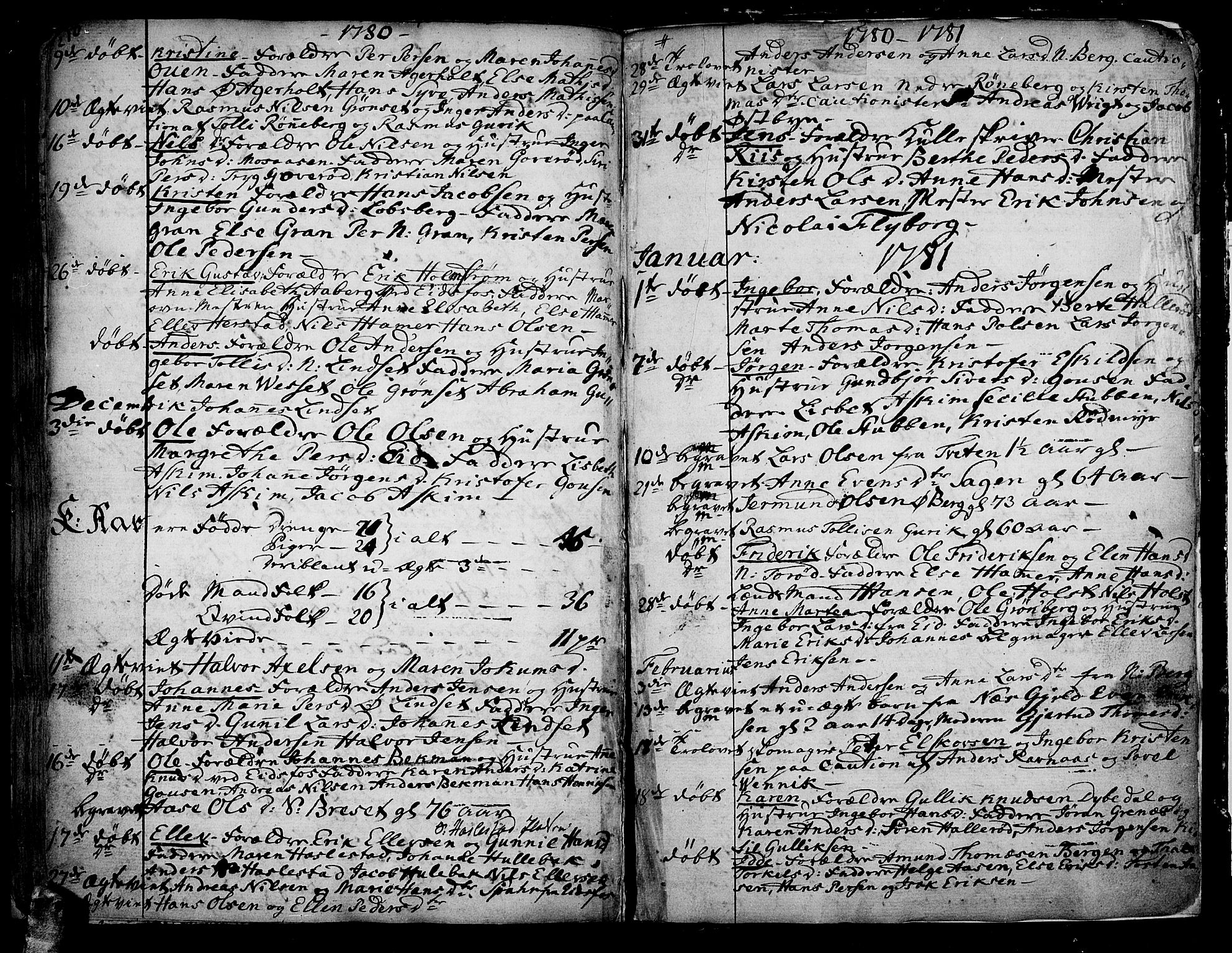 Hof kirkebøker, AV/SAKO-A-64/F/Fa/L0002: Parish register (official) no. I 2, 1746-1781, p. 210-211