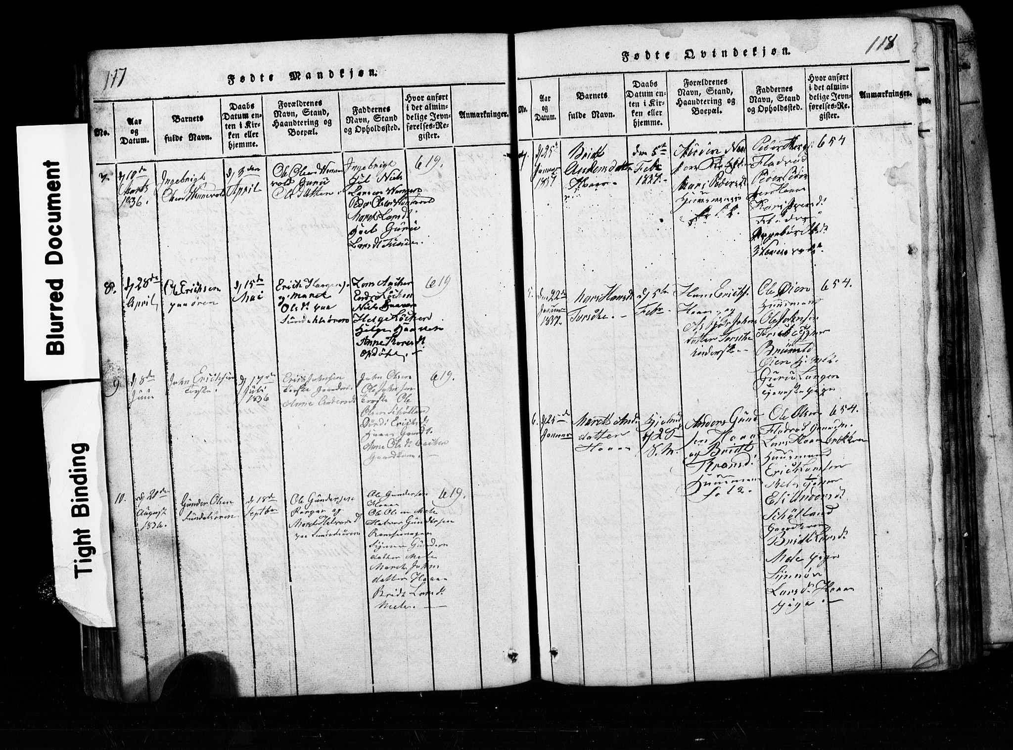 Ministerialprotokoller, klokkerbøker og fødselsregistre - Møre og Romsdal, AV/SAT-A-1454/590/L1016: Parish register (copy) no. 590C01, 1819-1838, p. 117-118