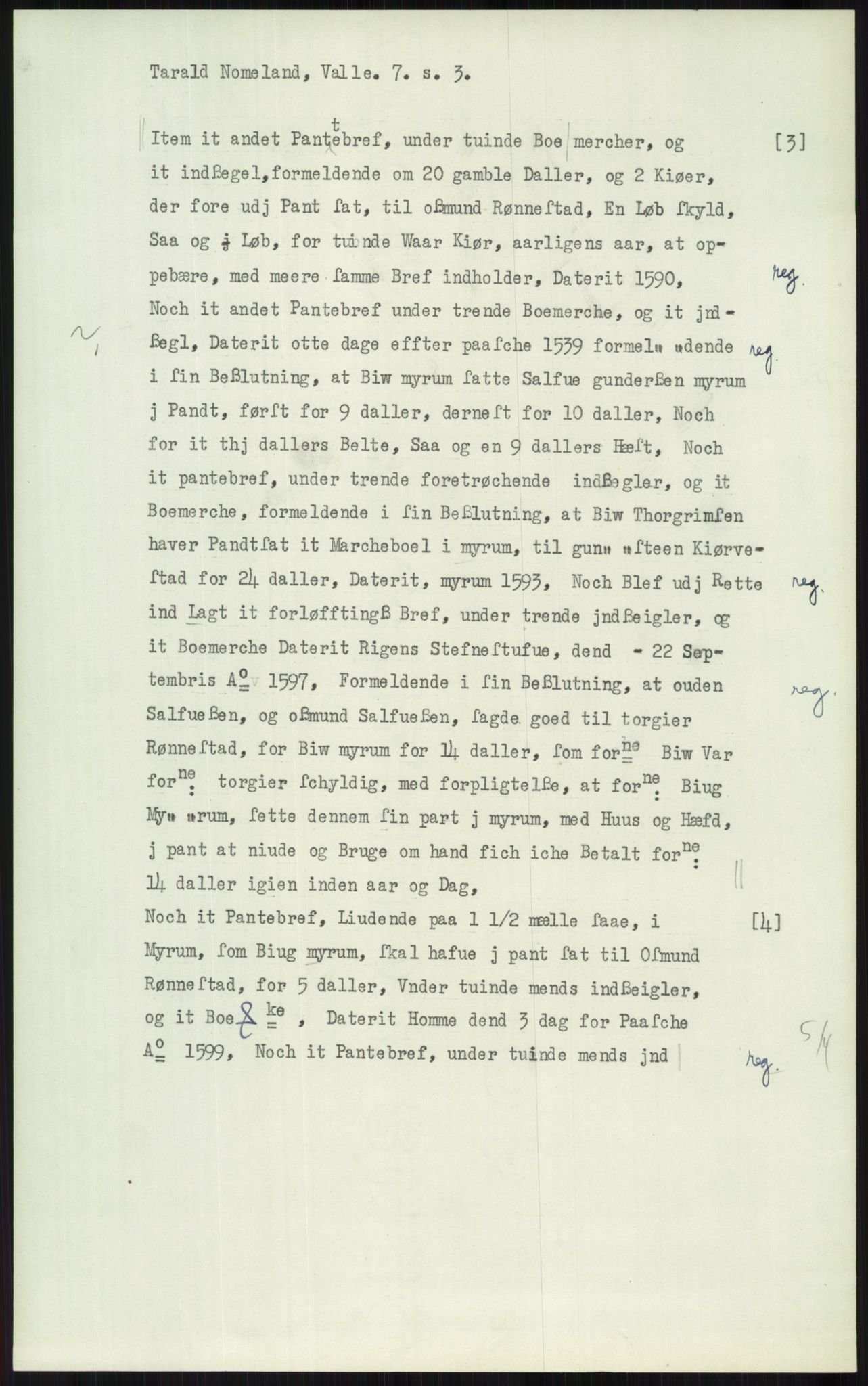 Samlinger til kildeutgivelse, Diplomavskriftsamlingen, AV/RA-EA-4053/H/Ha, p. 3580