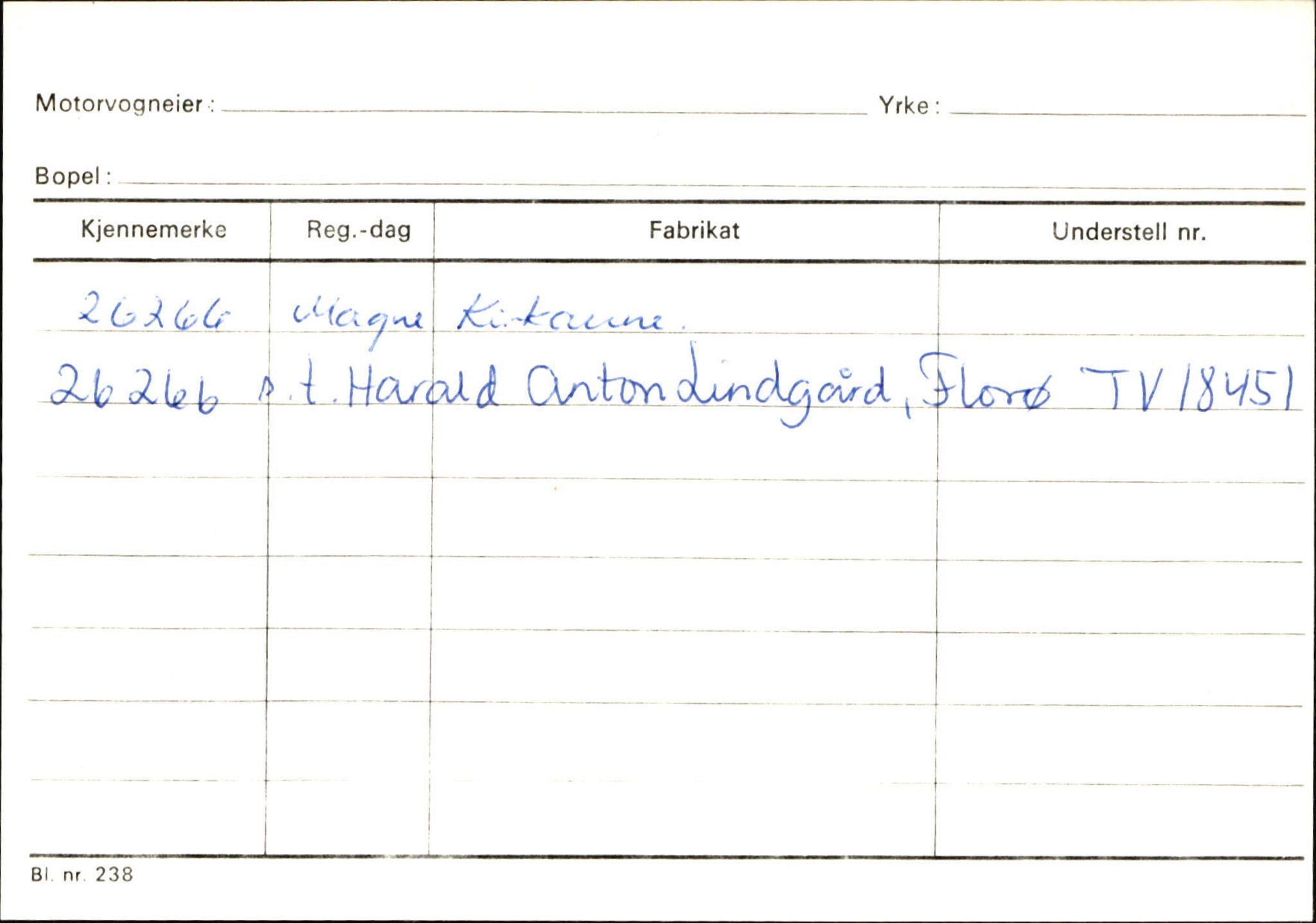 Statens vegvesen, Sogn og Fjordane vegkontor, AV/SAB-A-5301/4/F/L0132: Eigarregister Askvoll A-Å. Balestrand A-Å, 1945-1975, p. 2231