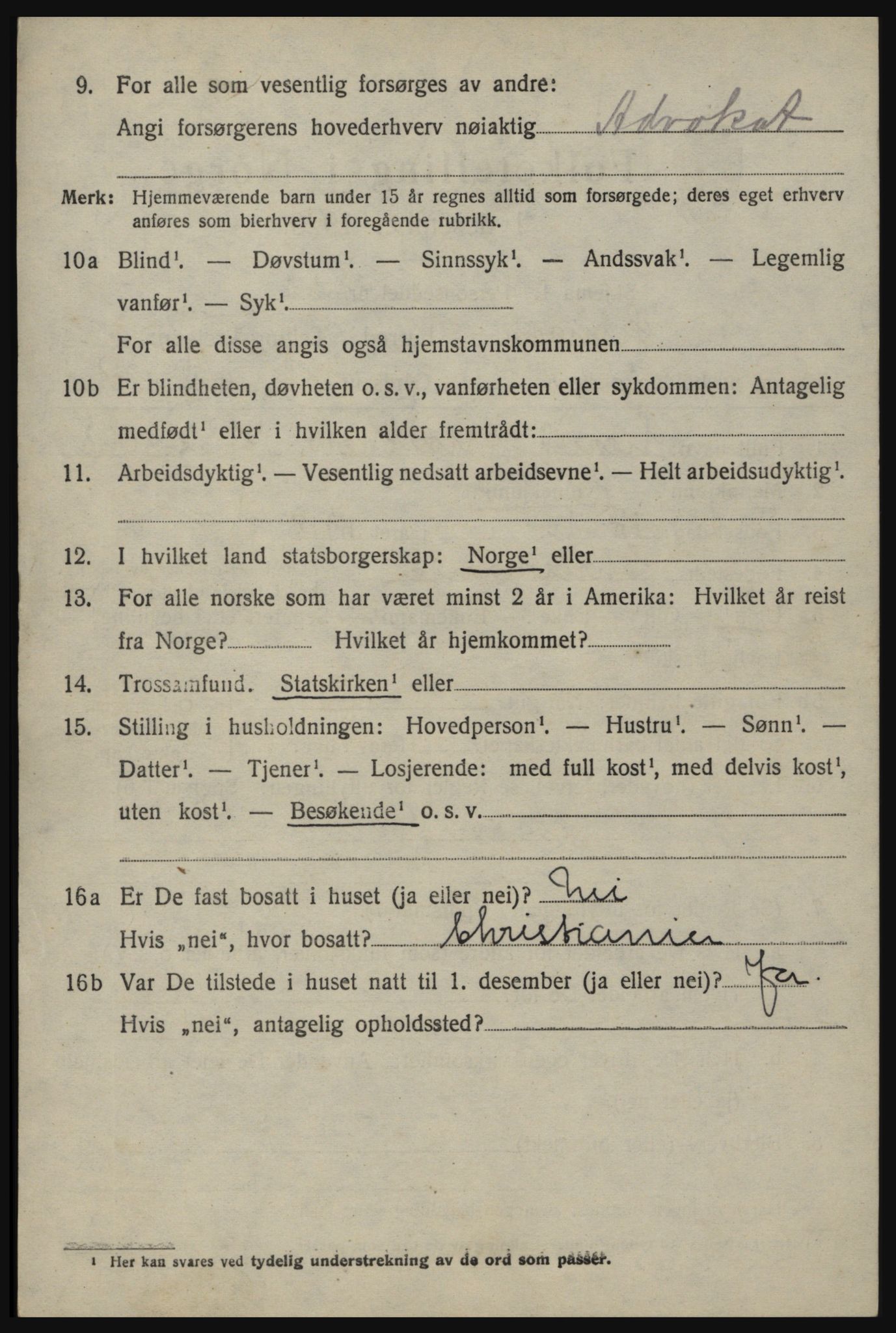 SAO, 1920 census for Øymark, 1920, p. 1184