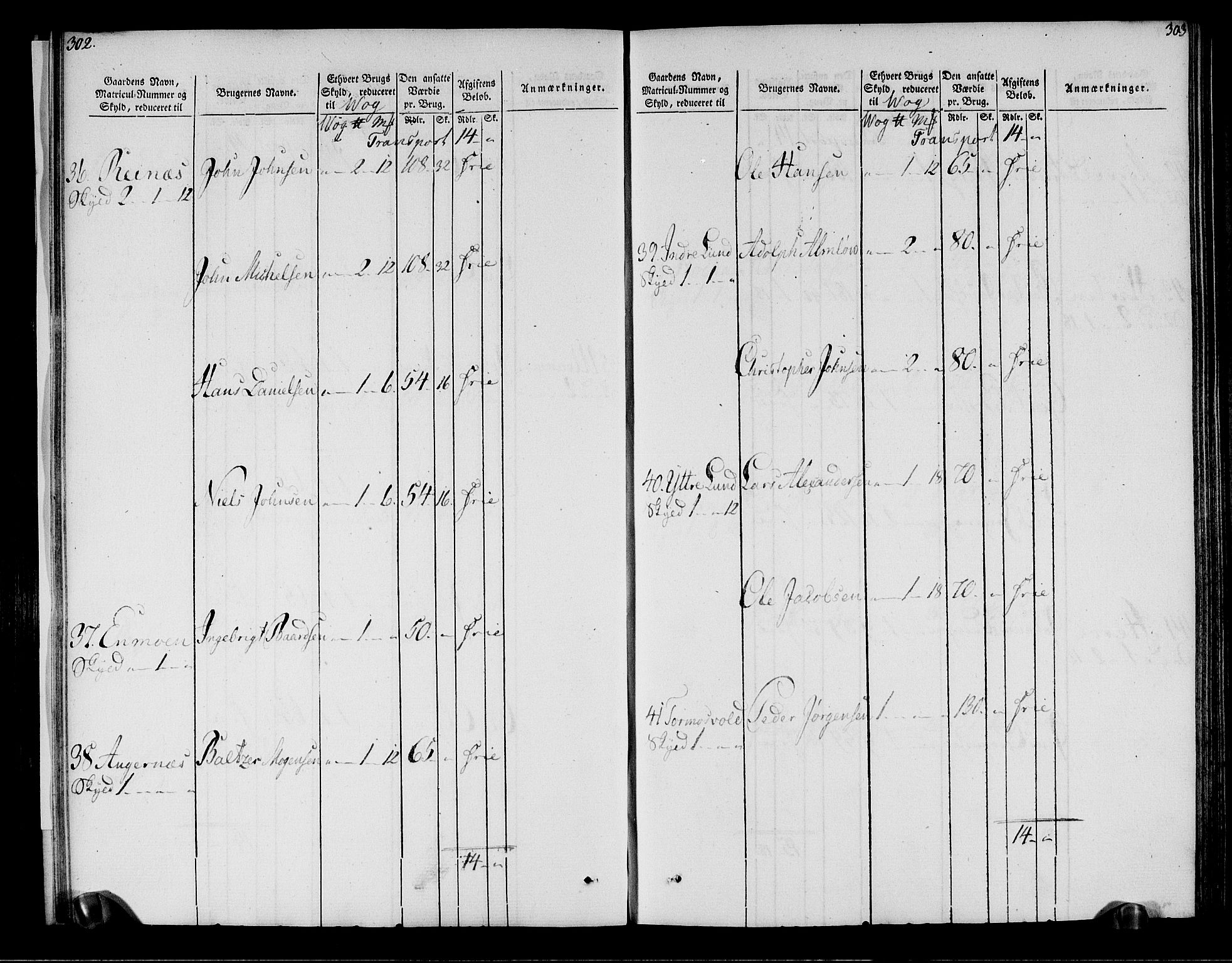 Rentekammeret inntil 1814, Realistisk ordnet avdeling, AV/RA-EA-4070/N/Ne/Nea/L0158: Helgeland fogderi. Oppebørselsregister, 1803-1804, p. 155