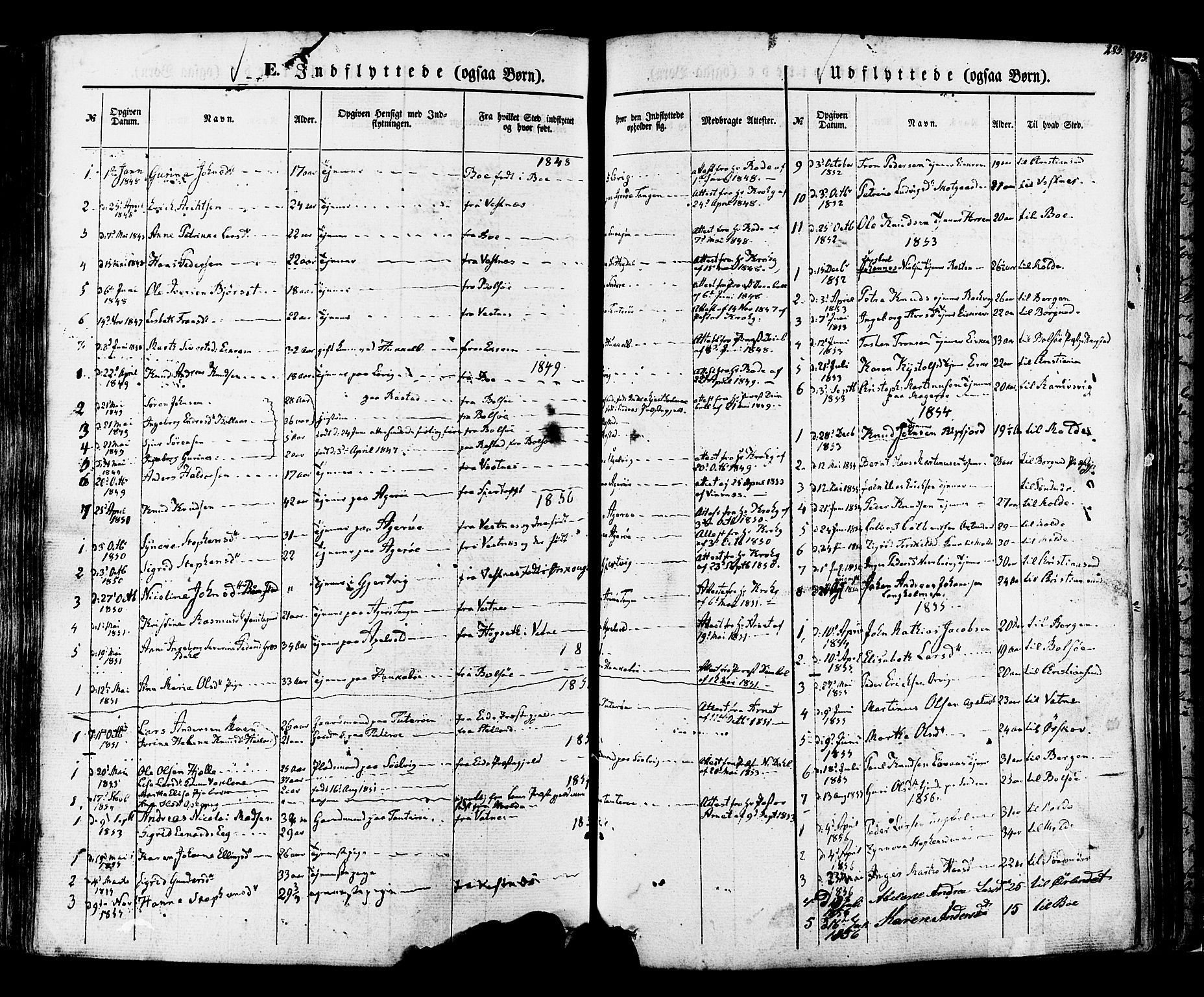 Ministerialprotokoller, klokkerbøker og fødselsregistre - Møre og Romsdal, SAT/A-1454/560/L0719: Parish register (official) no. 560A03, 1845-1872, p. 285