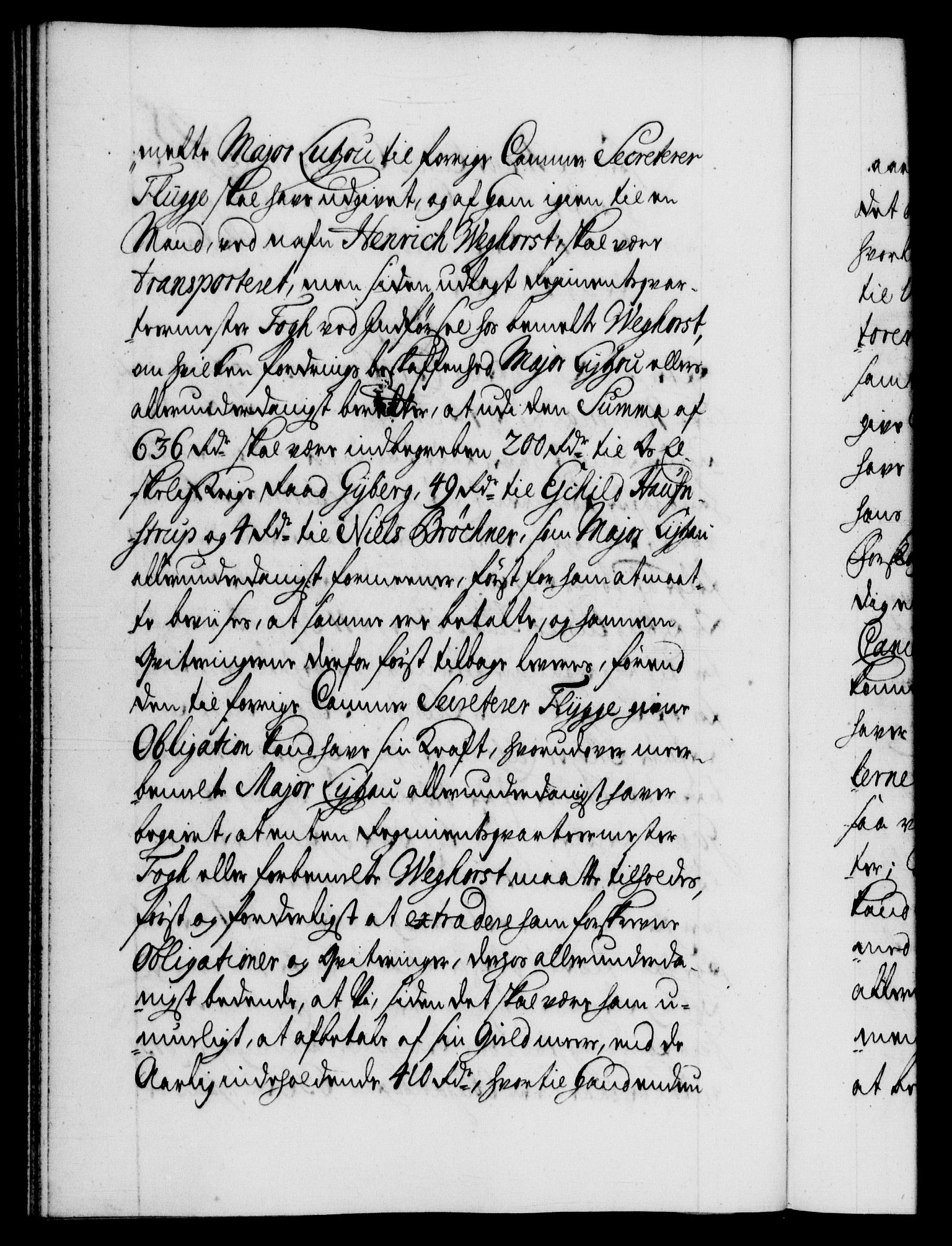 Danske Kanselli 1572-1799, AV/RA-EA-3023/F/Fc/Fca/Fcab/L0027: Norske tegnelser, 1736-1737, p. 58b