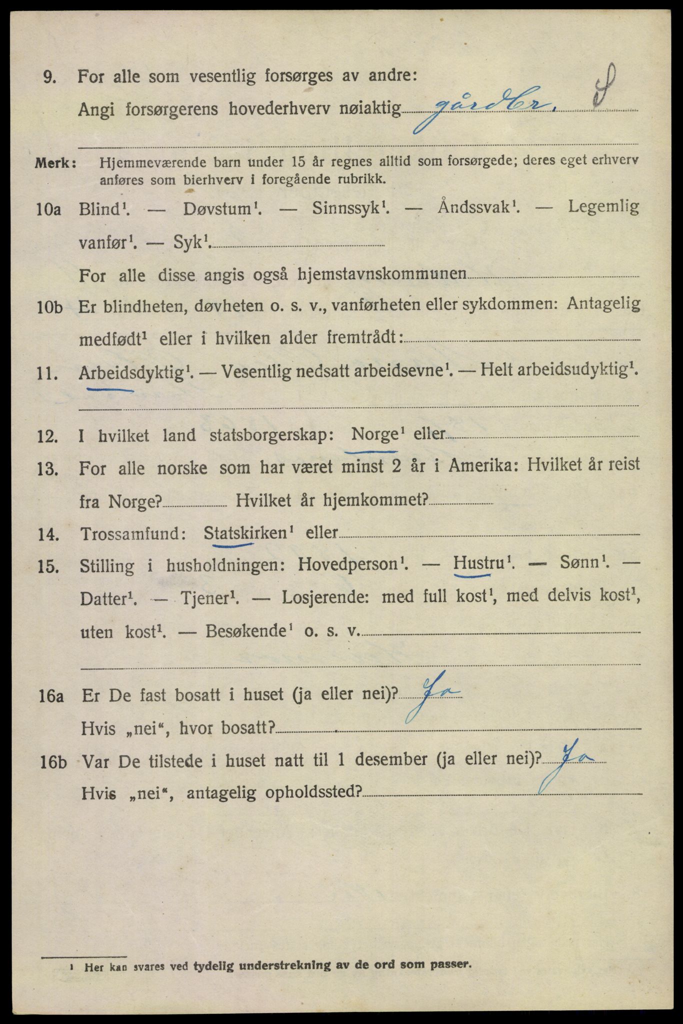 SAKO, 1920 census for Hedrum, 1920, p. 7000