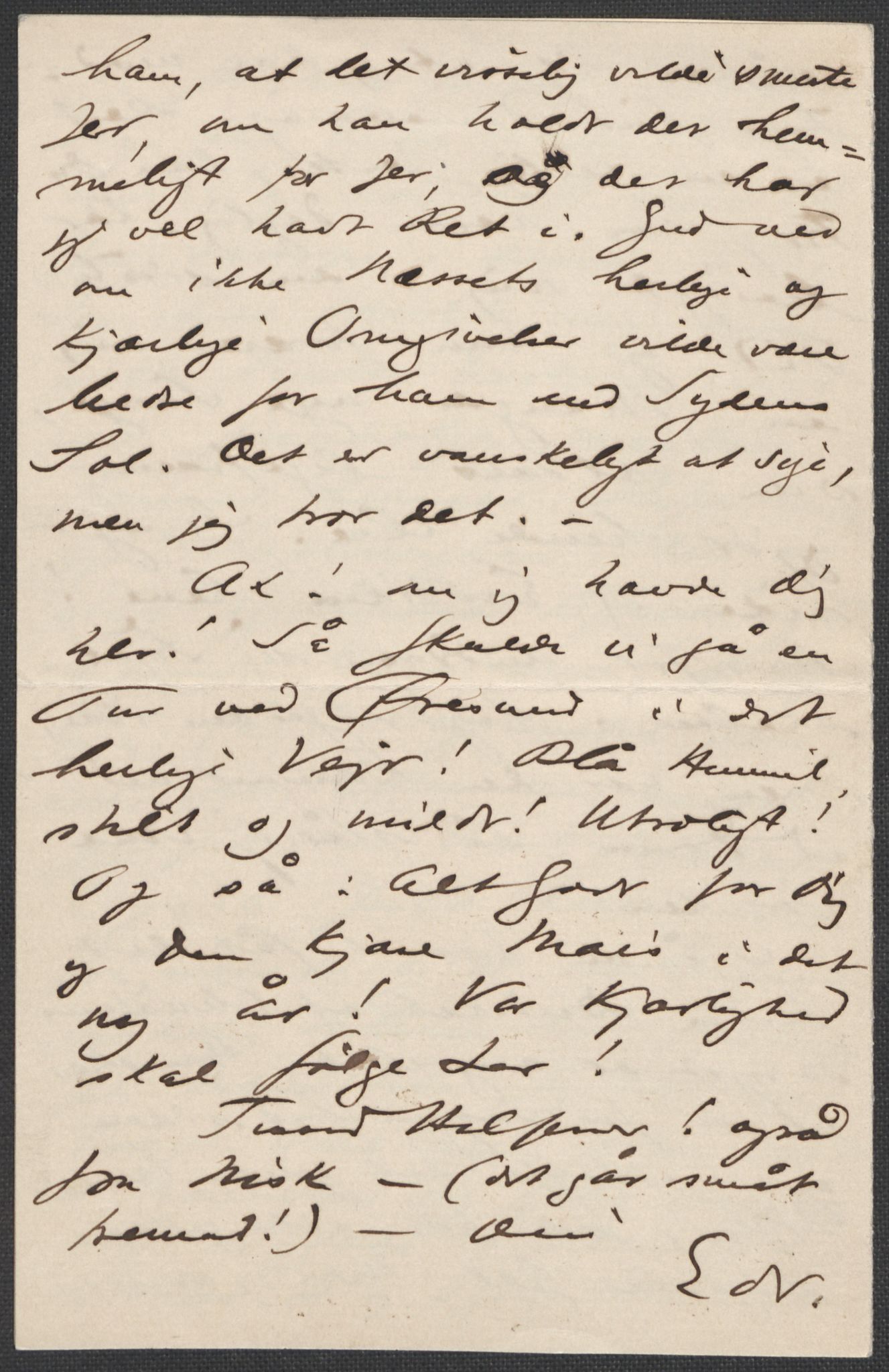 Beyer, Frants, AV/RA-PA-0132/F/L0001: Brev fra Edvard Grieg til Frantz Beyer og "En del optegnelser som kan tjene til kommentar til brevene" av Marie Beyer, 1872-1907, p. 411