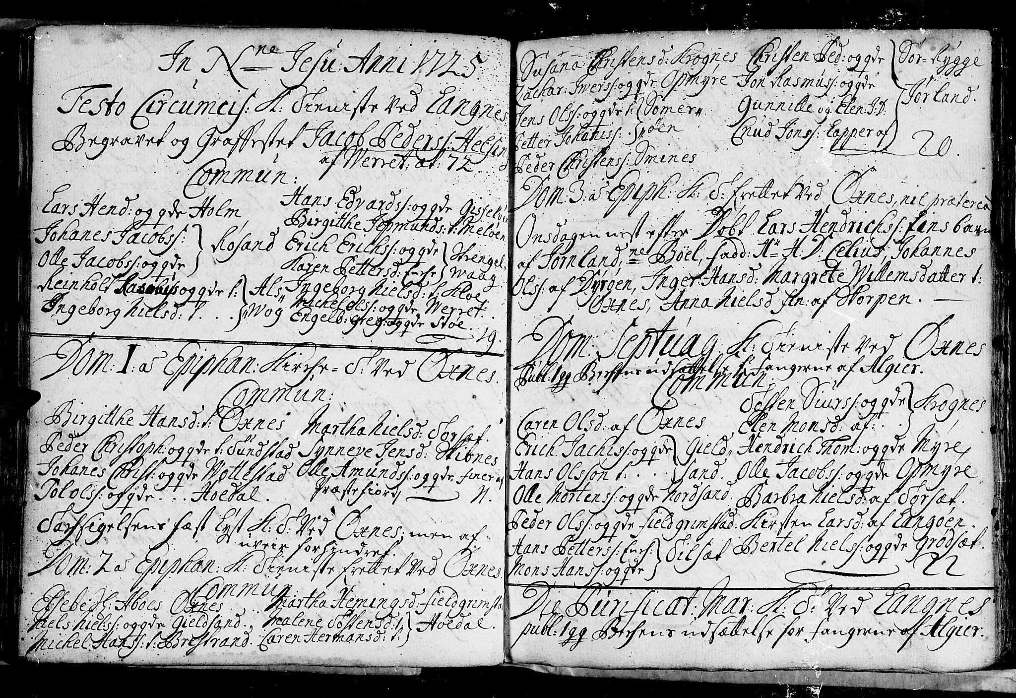 Ministerialprotokoller, klokkerbøker og fødselsregistre - Nordland, SAT/A-1459/893/L1328: Parish register (official) no. 893A01, 1718-1749