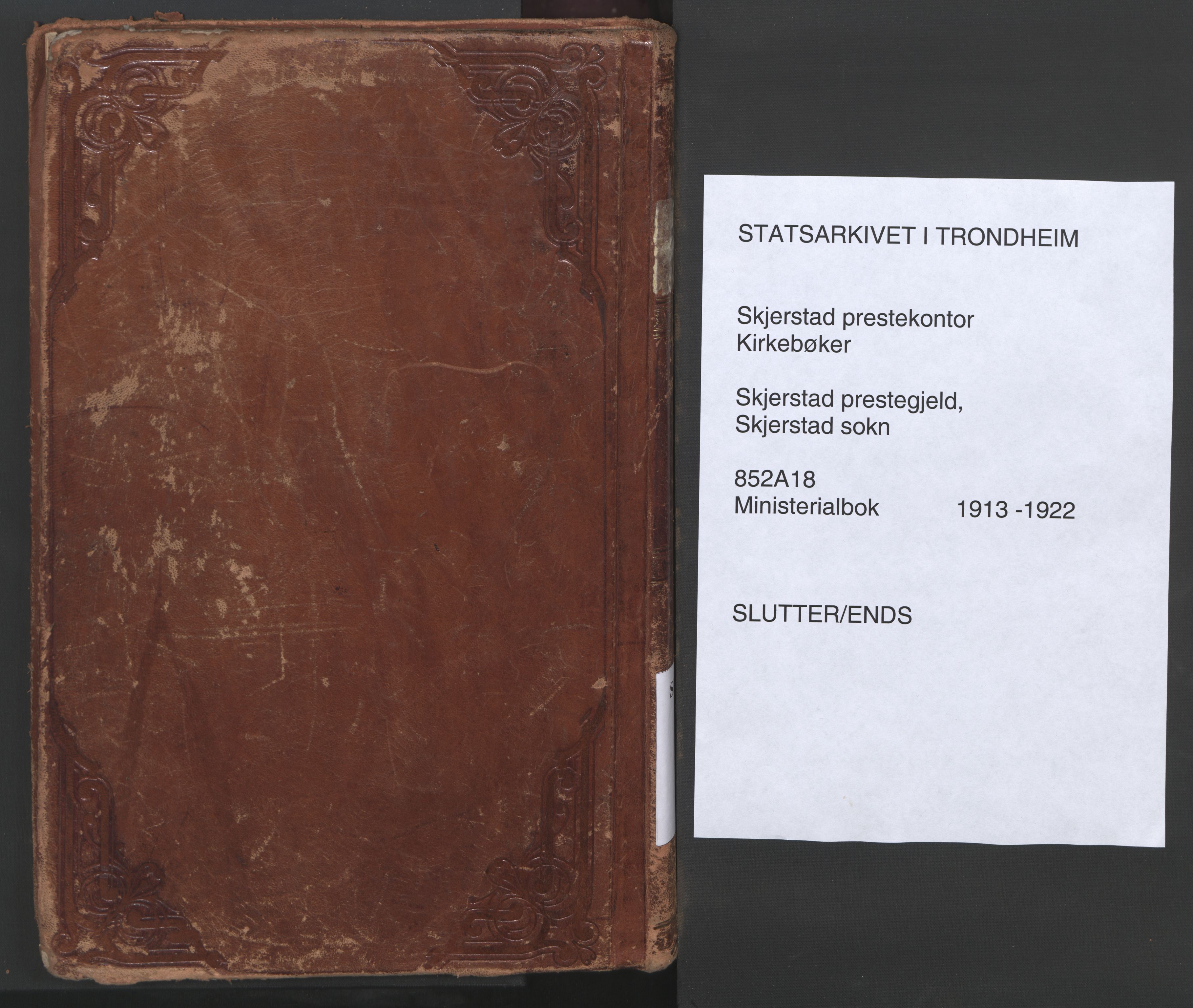 Ministerialprotokoller, klokkerbøker og fødselsregistre - Nordland, SAT/A-1459/852/L0748: Parish register (official) no. 852A18, 1913-1932