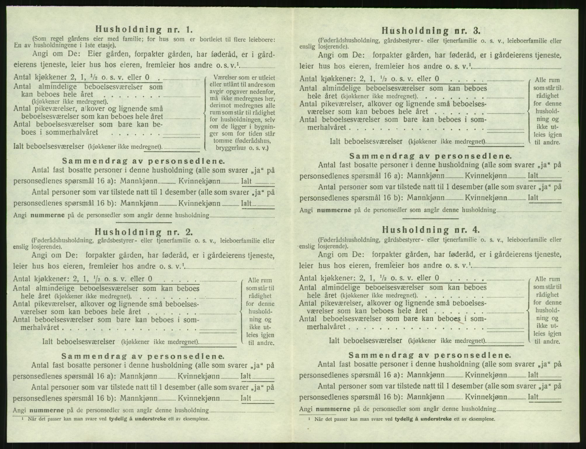 SAT, 1920 census for Bolsøy, 1920, p. 1306