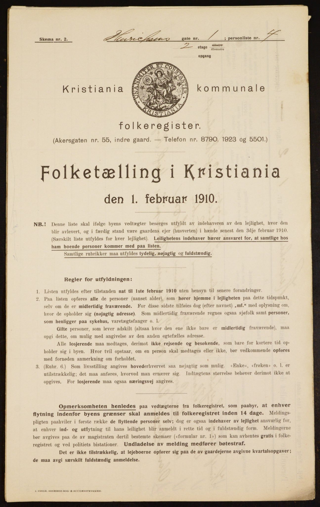 OBA, Municipal Census 1910 for Kristiania, 1910, p. 37803