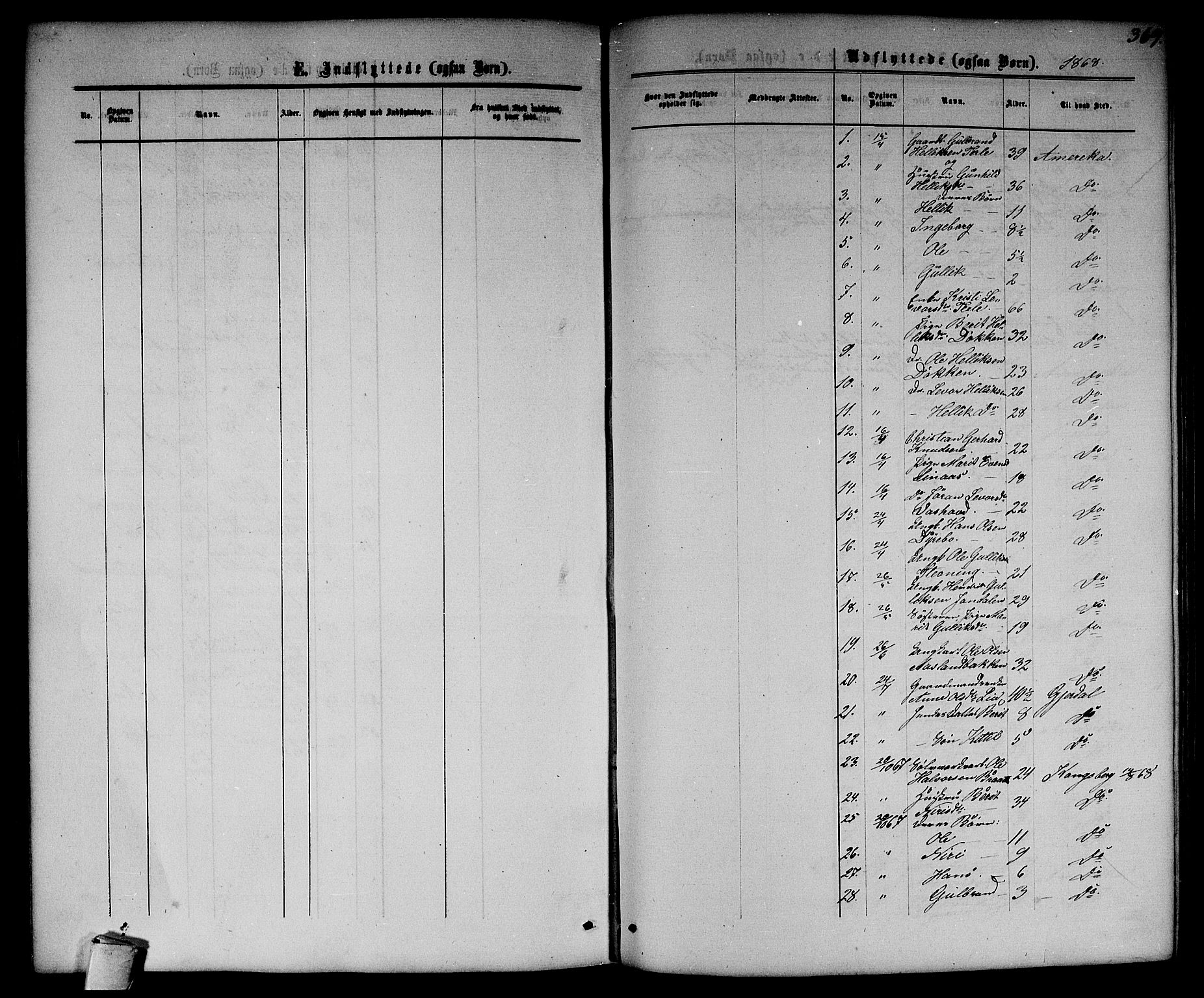 Flesberg kirkebøker, SAKO/A-18/G/Ga/L0003: Parish register (copy) no. I 3, 1861-1889, p. 369